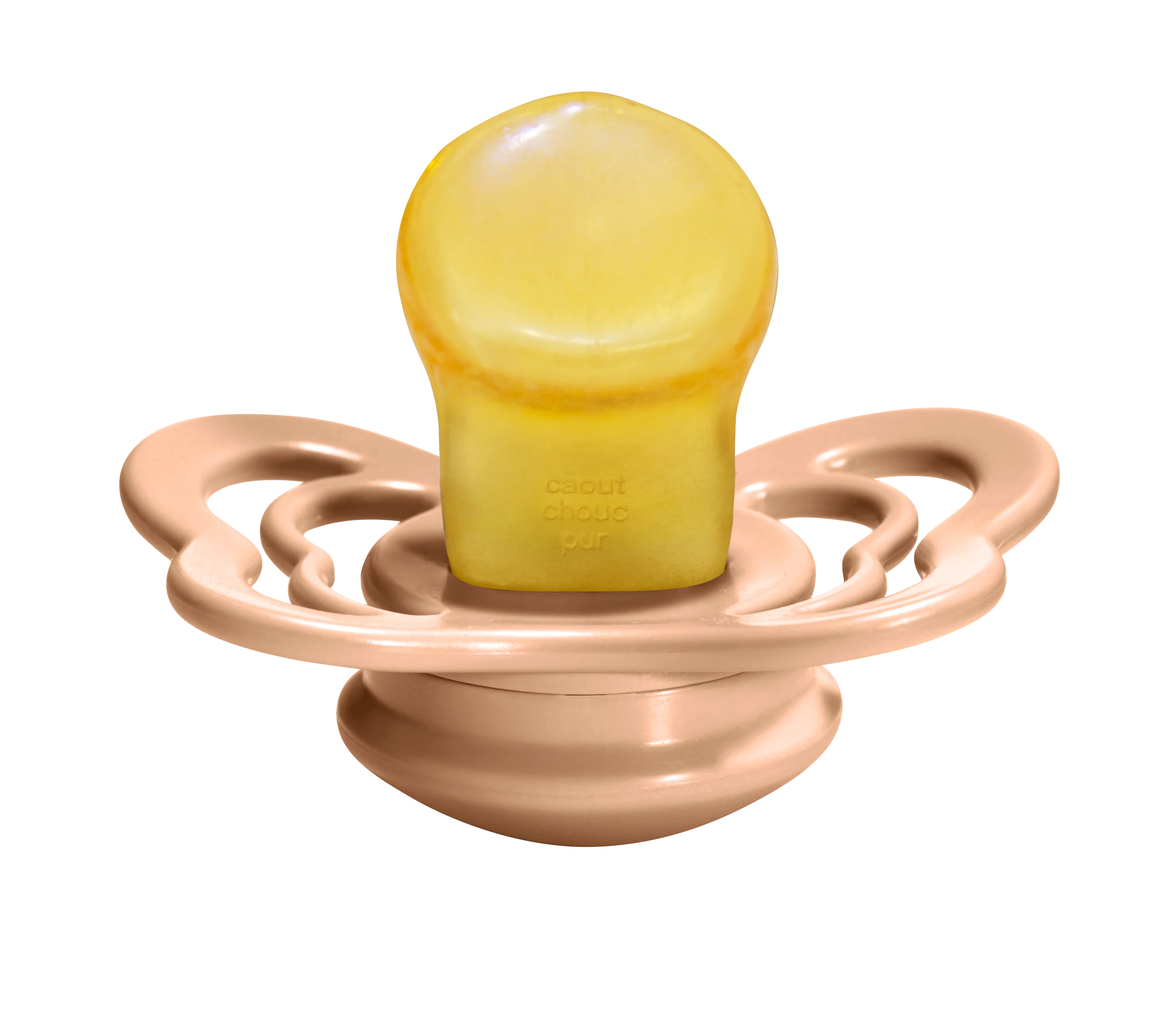 Couture Latex Pacifier 2 Pack  - Peach/Woodchuck - Image 4