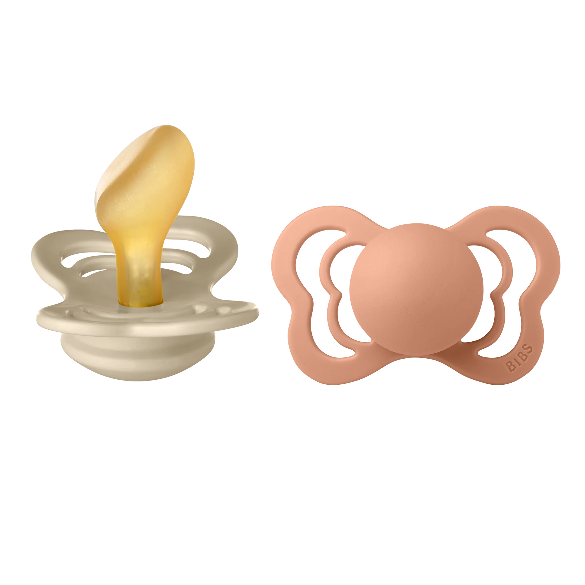 Couture Latex Pacifier 2 Pack  - Vanilla/Peach