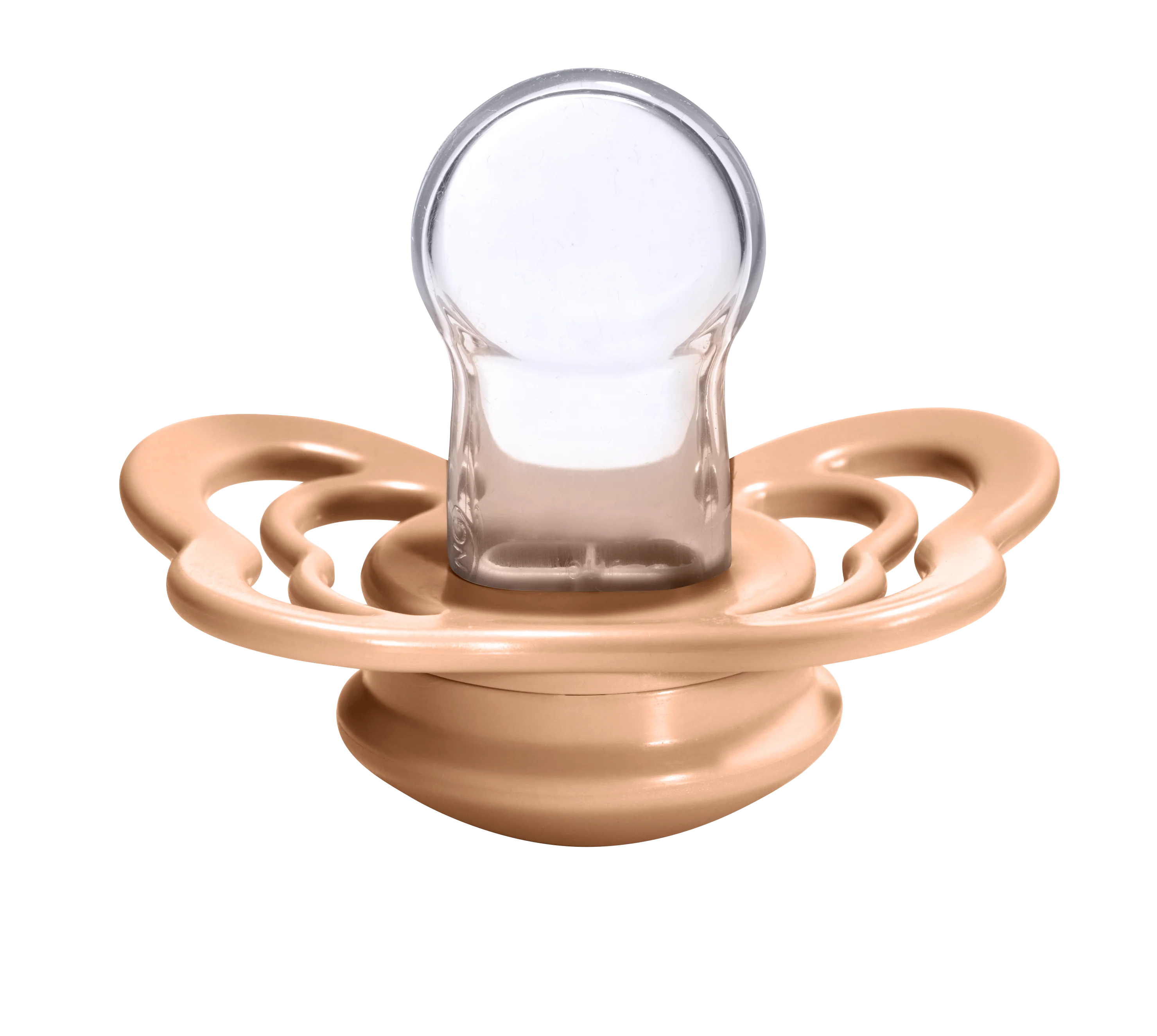Couture Silicone Pacifier 2 Pack  - Peach/Woodchuck - Image 4