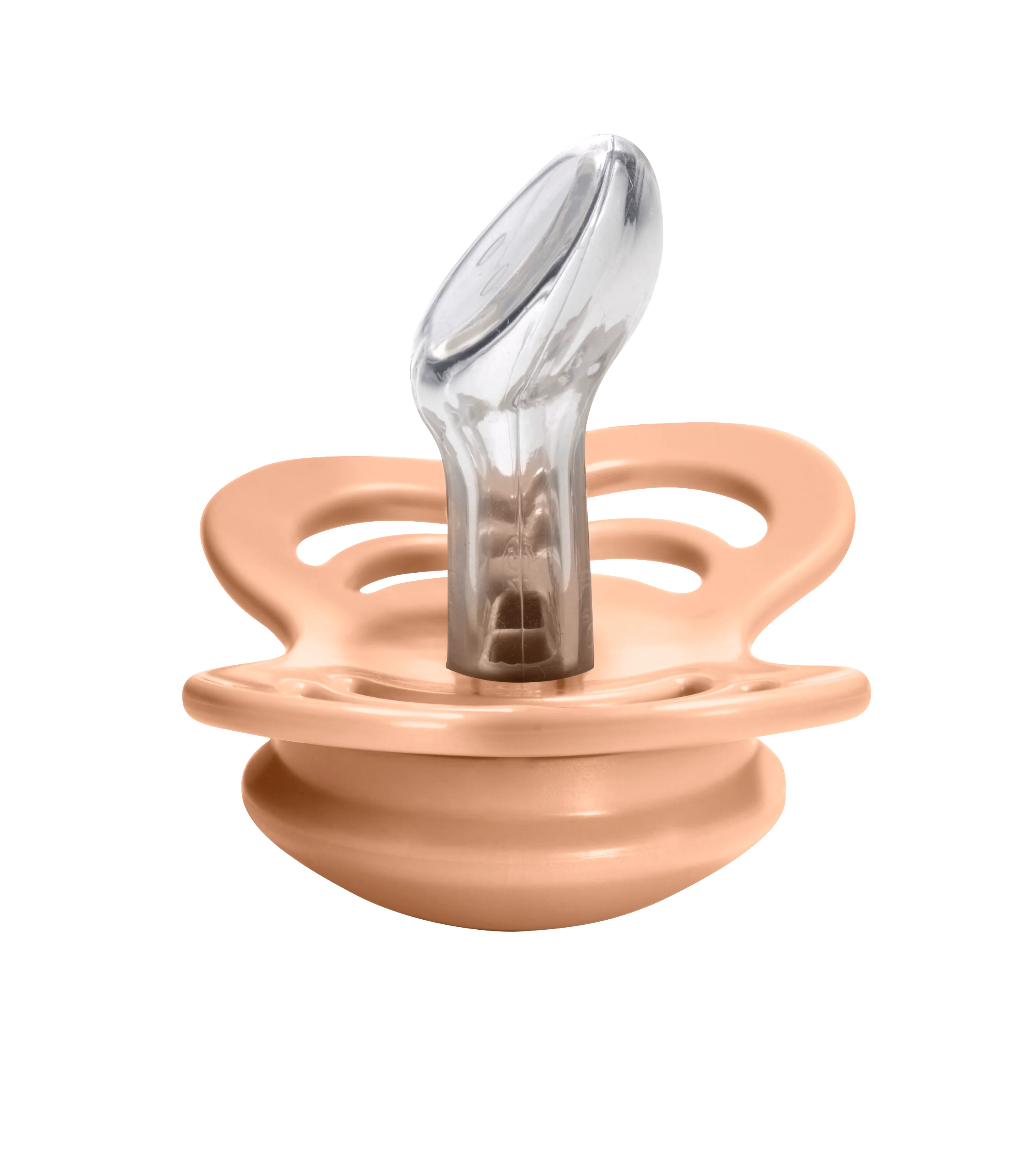 Couture Silicone Pacifier 2 Pack  - Peach/Woodchuck - Image 5