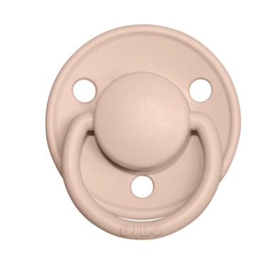 De Lux Silicone Pacifier 2 Pack - Ivory/Blush - Image 5