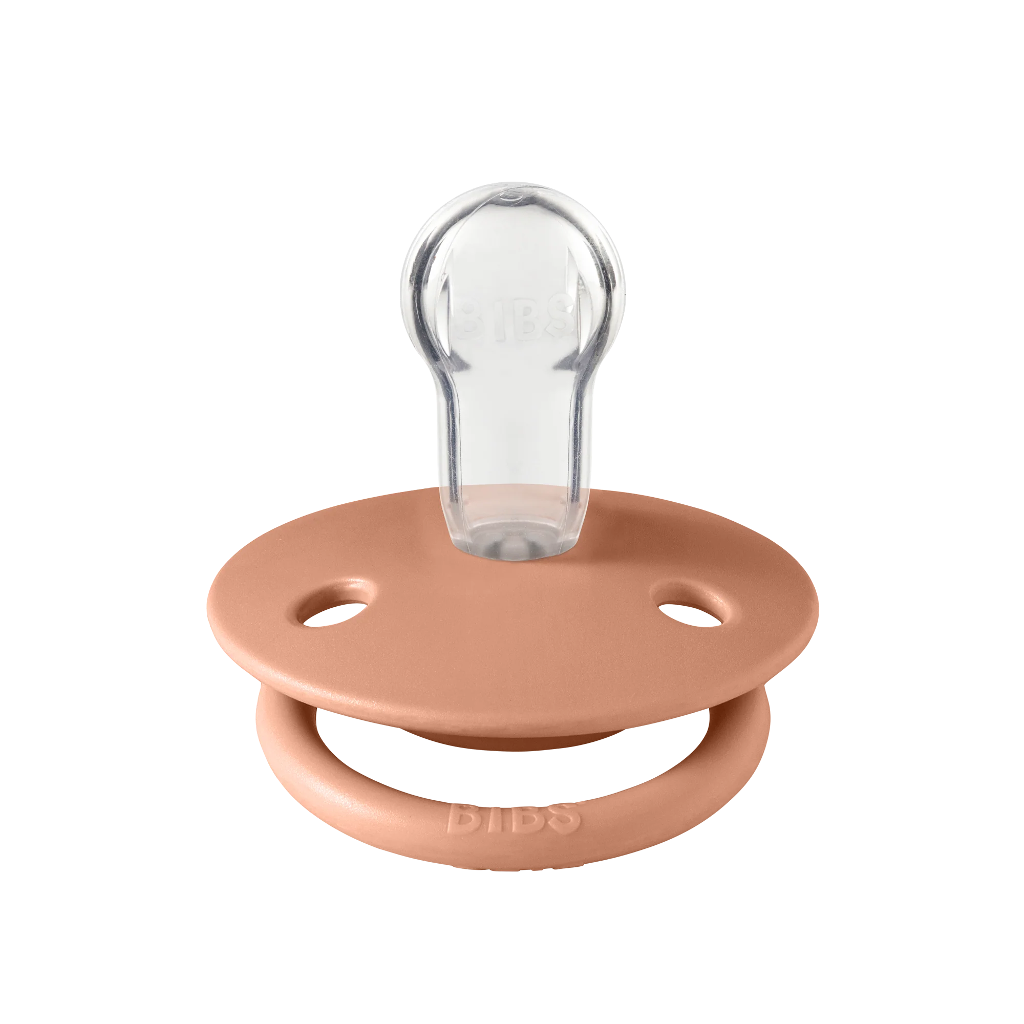 De Lux Silicone Pacifier 2 Pack - Vanilla/Peach - Image 4