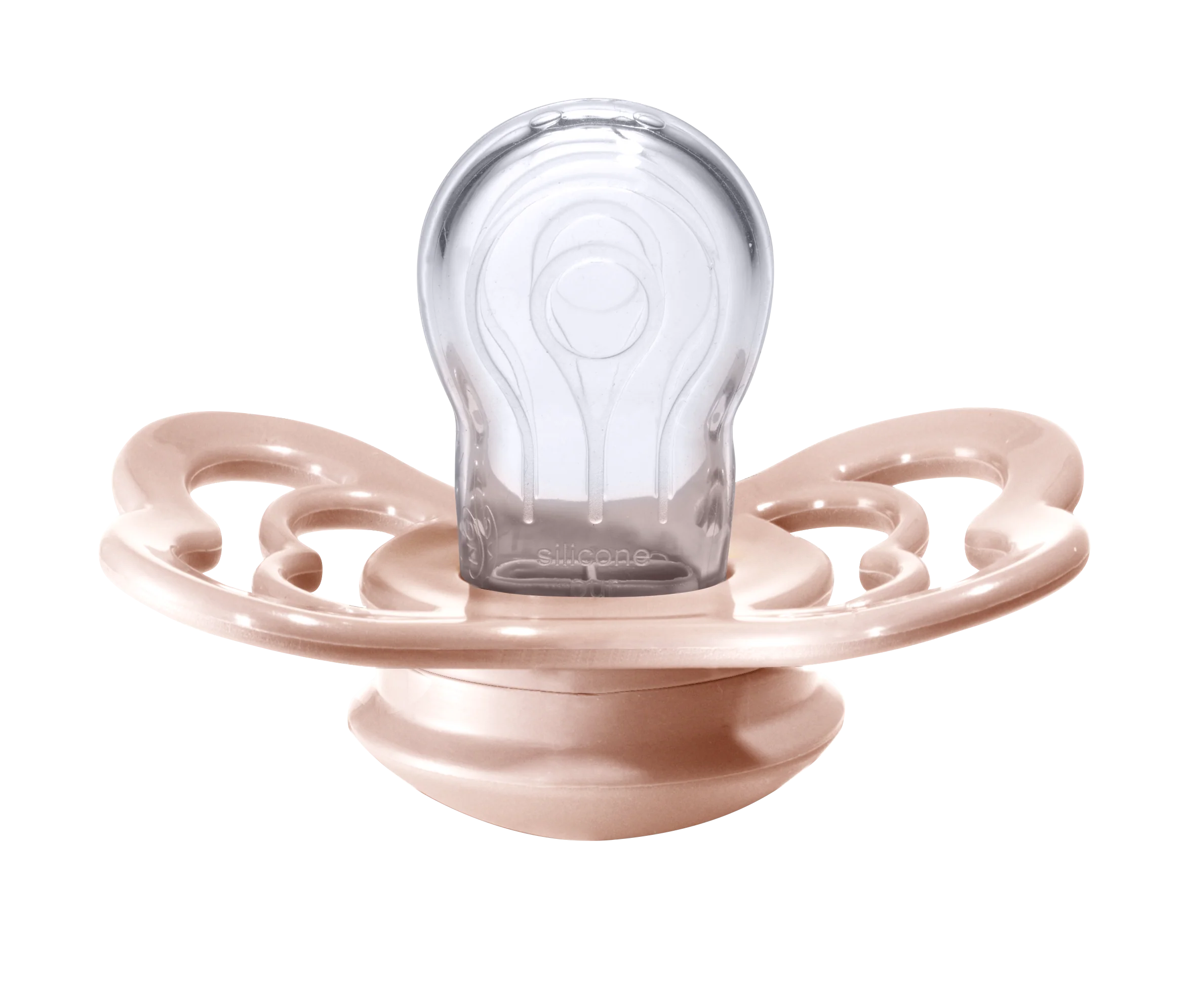 Supreme Silicone Pacifier 2 Pack - Woodchuck/Blush - Image 4