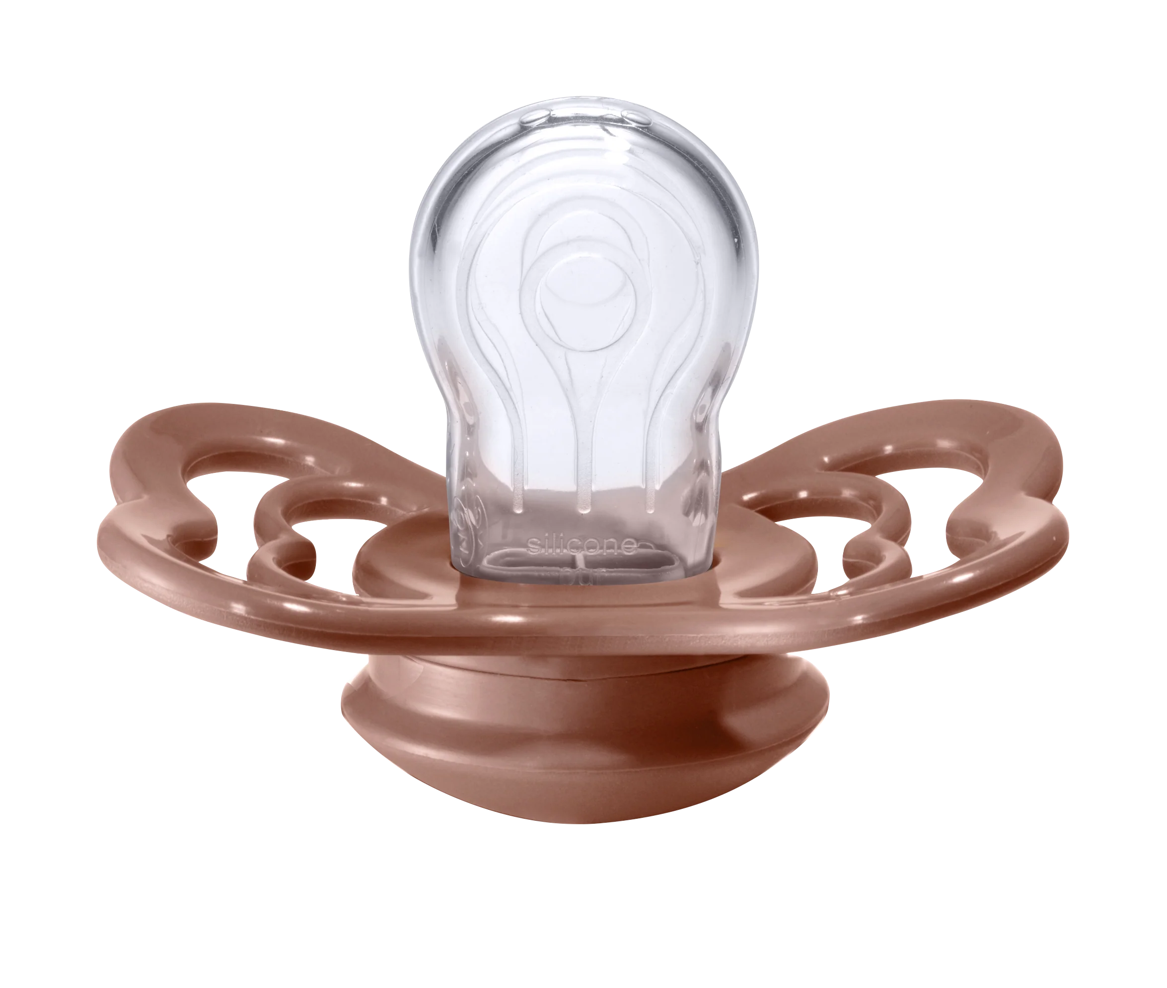 Supreme Silicone Pacifier 2 Pack - Woodchuck/Blush - Image 6