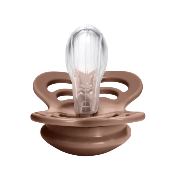 Supreme Silicone Pacifier 2 Pack - Woodchuck/Blush - Image 7