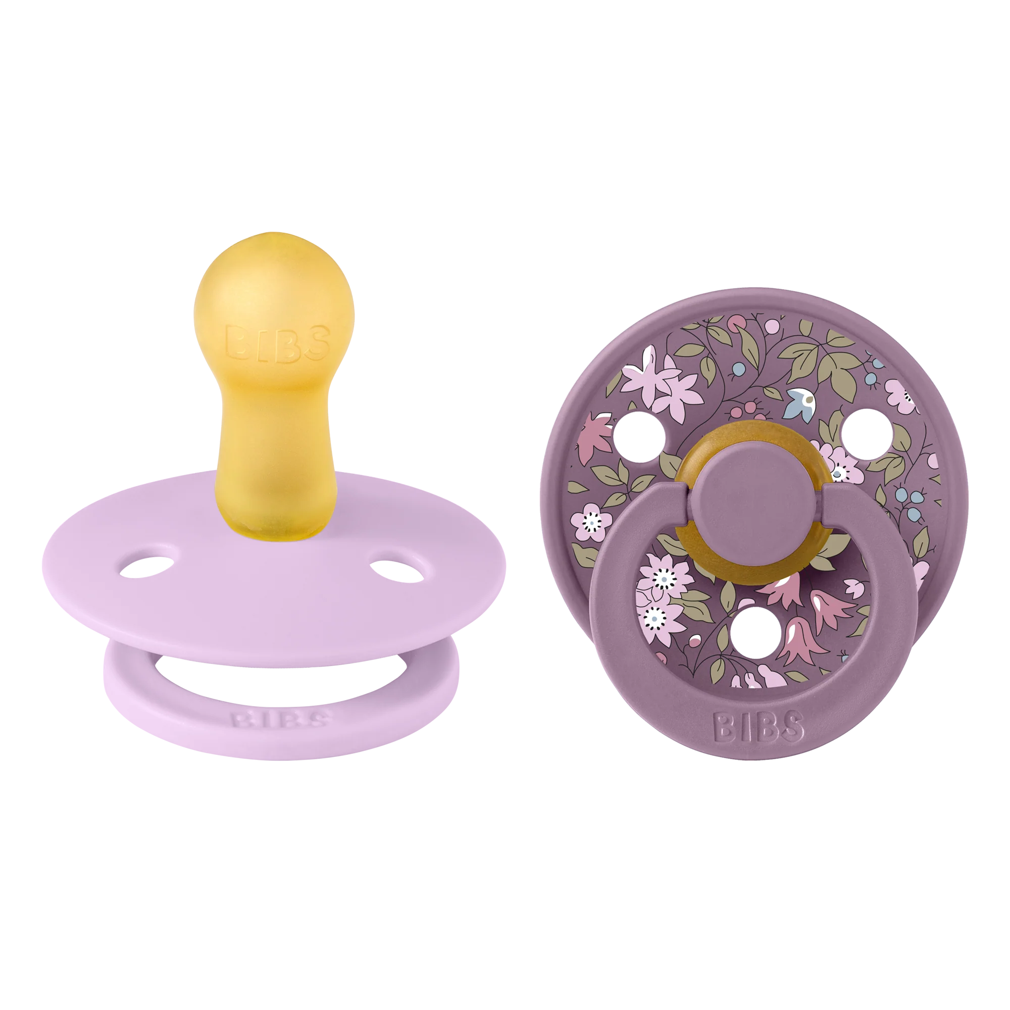 Liberty Colour Pacifier 2 Pack - Chamomile Lawn Violet Sky/Mauve