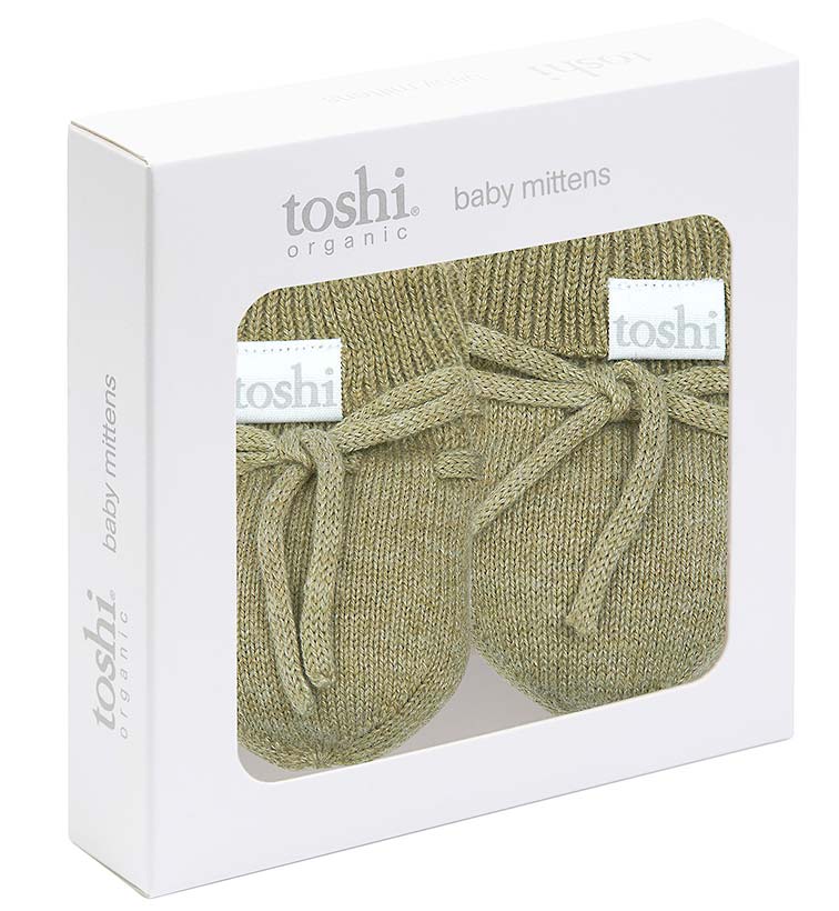 Toshi Organic Mittens - Marley / Olive - Image 2