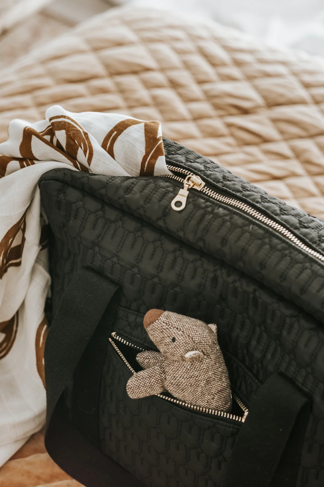 Bunnie Nappy Bag - Black - Image 4