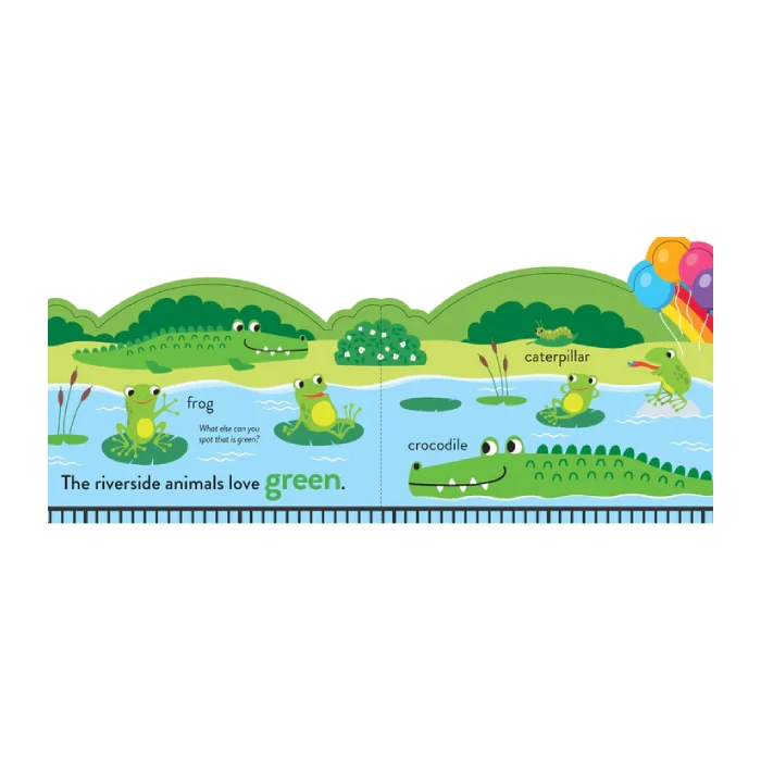 Chunky Scenes Board Book - My First Colours - At the Zoo - Image 2