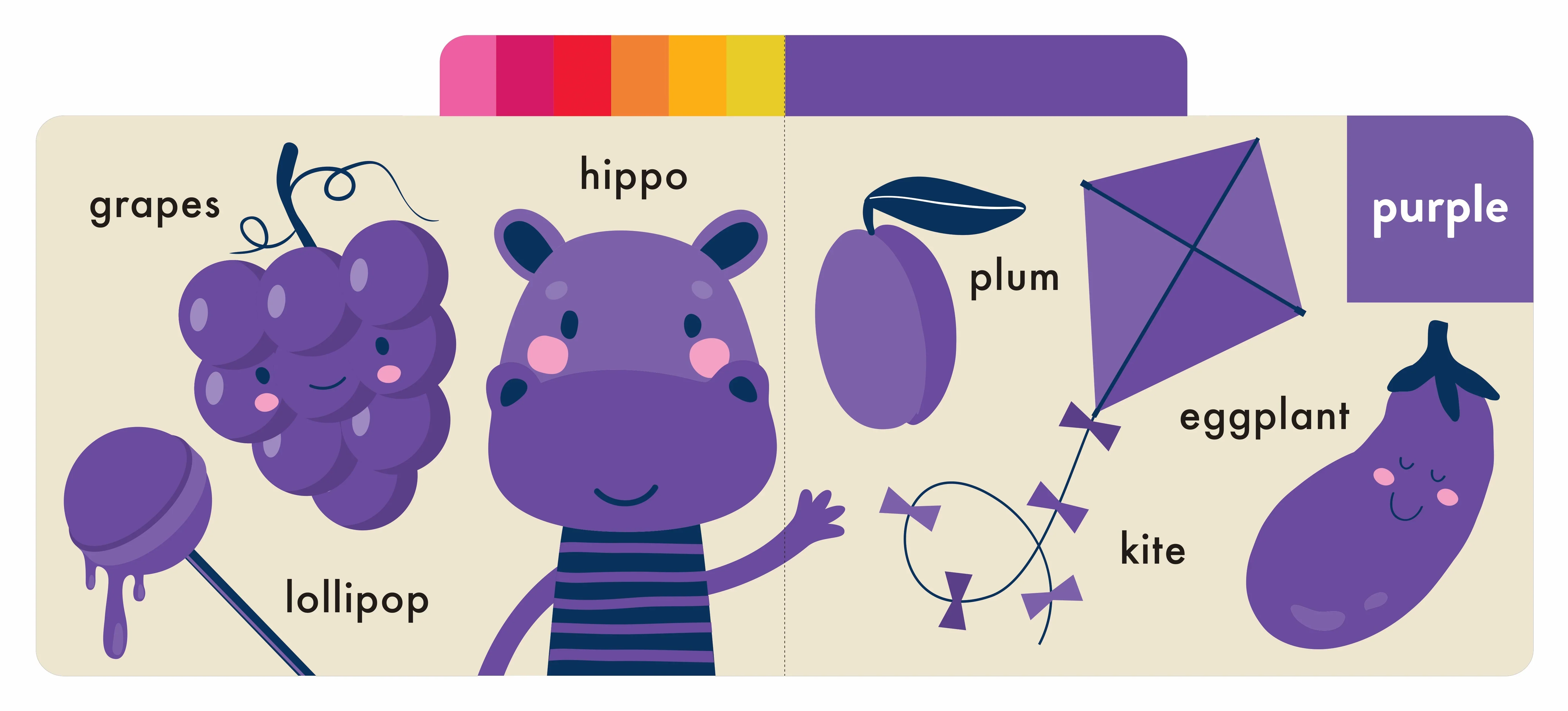 Chunky Tabbed Board Book - Colours - Image 2