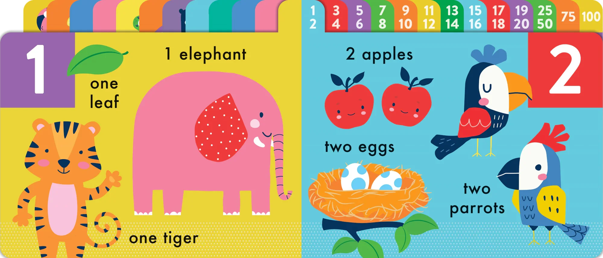 Chunky Tabbed Board Book - 123 - Image 2