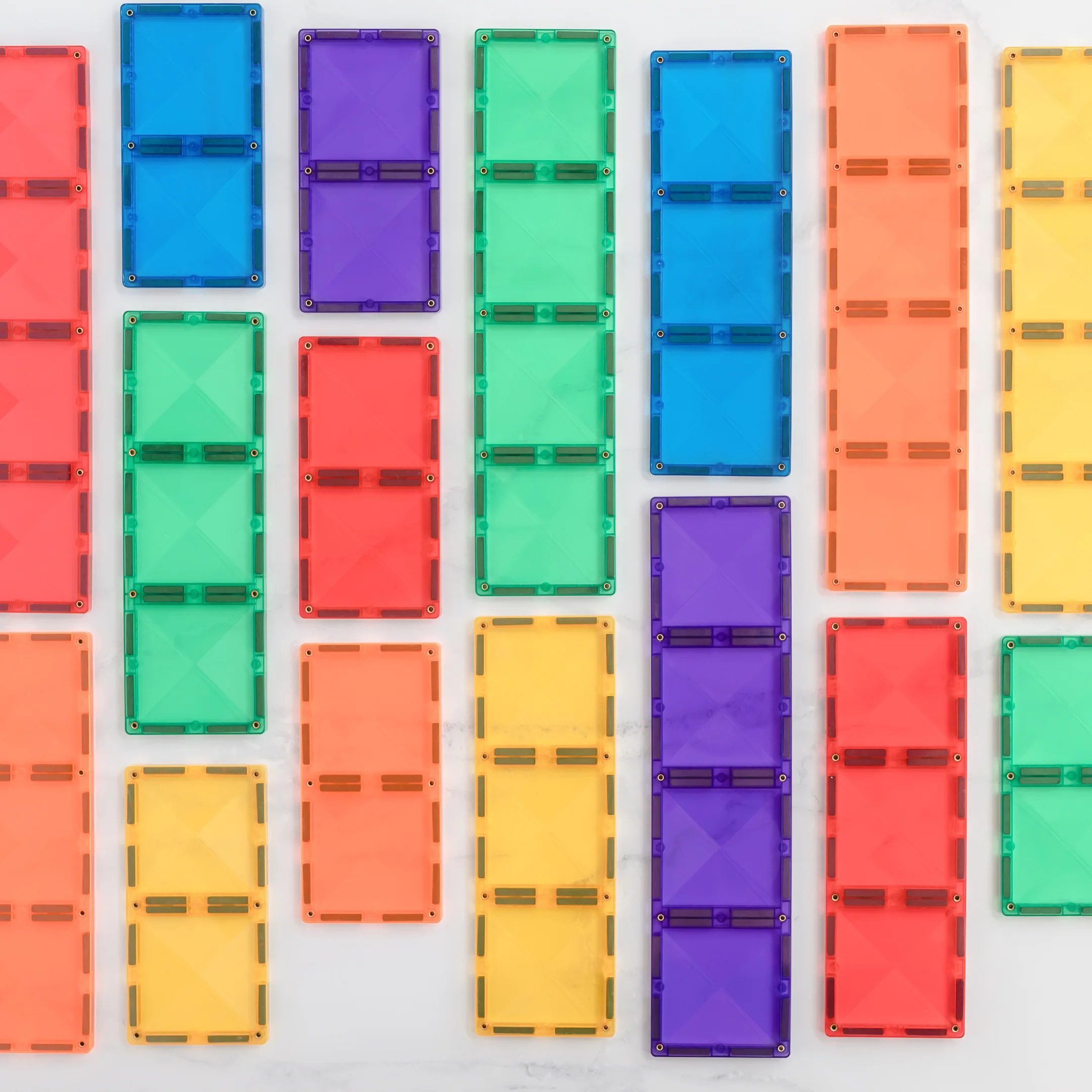 18 Piece Rectangle Set | Rainbow - Image 5