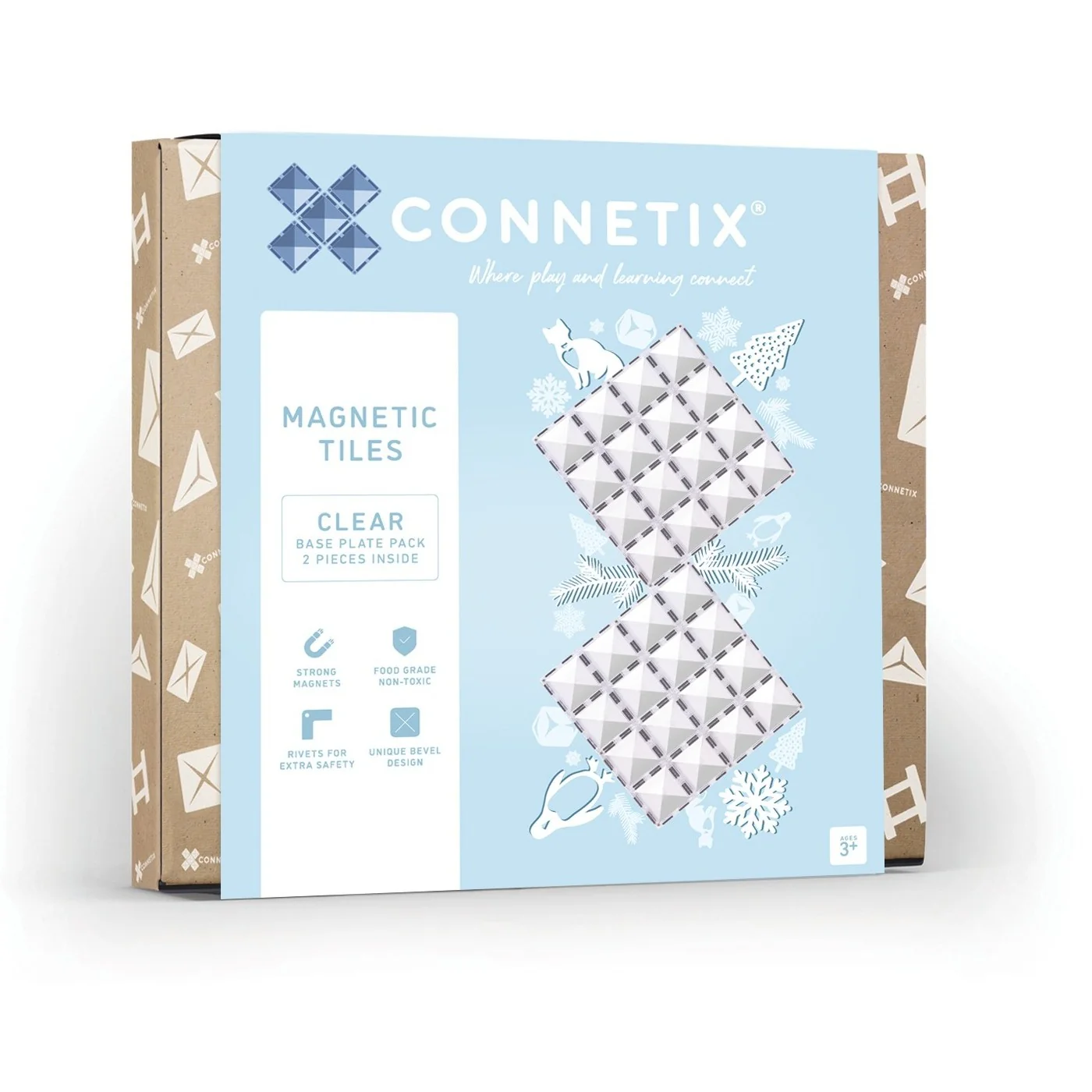 2 Piece Base Plate Set | Clear