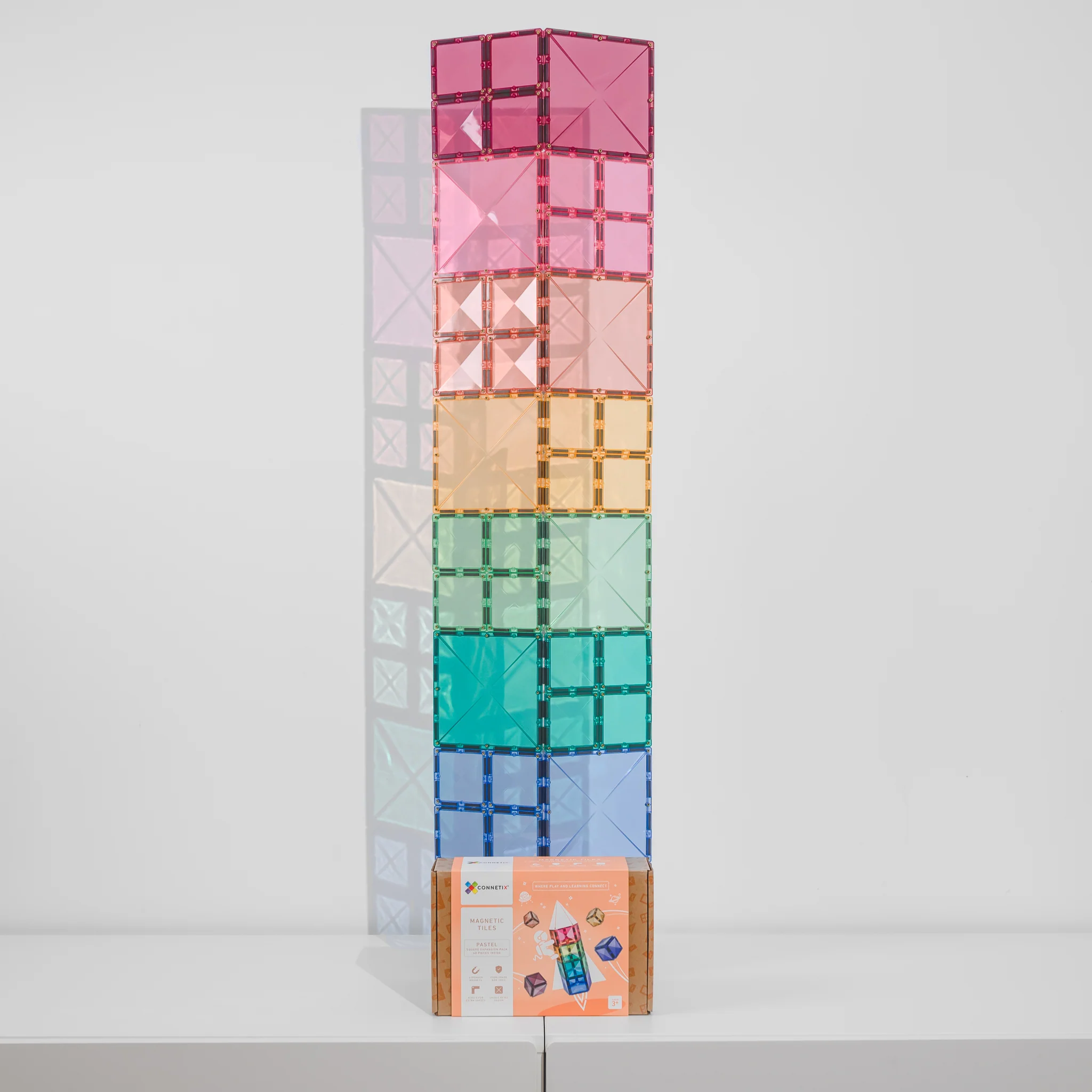40 Piece Square Set | Pastel - Image 6