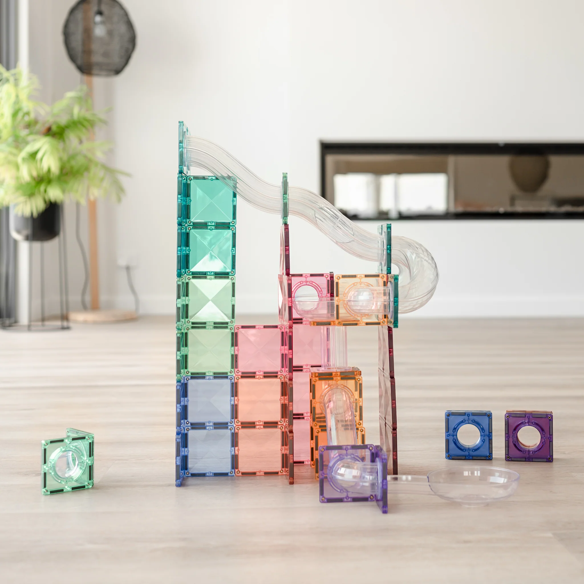 80 Piece Ball Run Expansion Pack | Pastel - Image 2