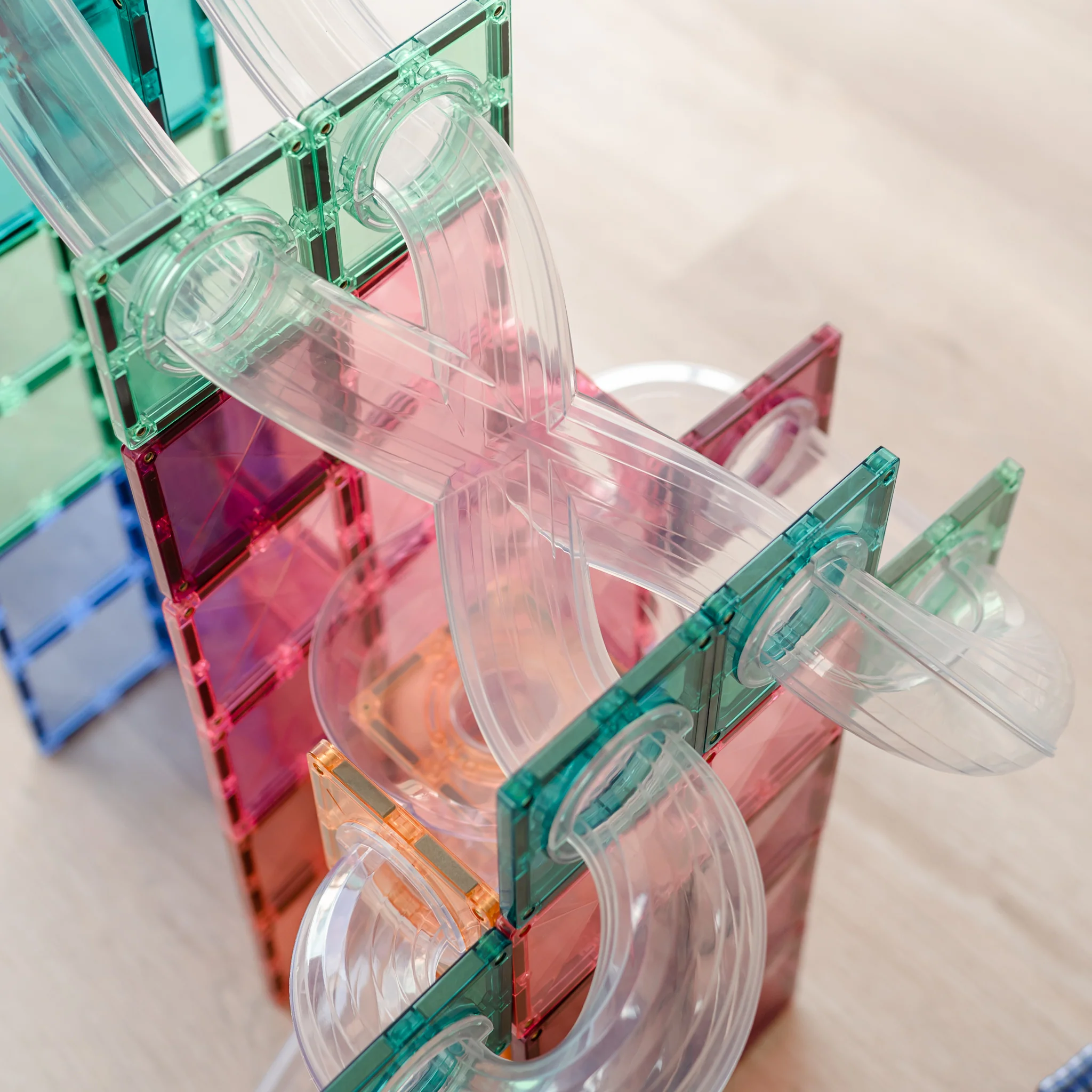 80 Piece Ball Run Expansion Pack | Pastel - Image 3