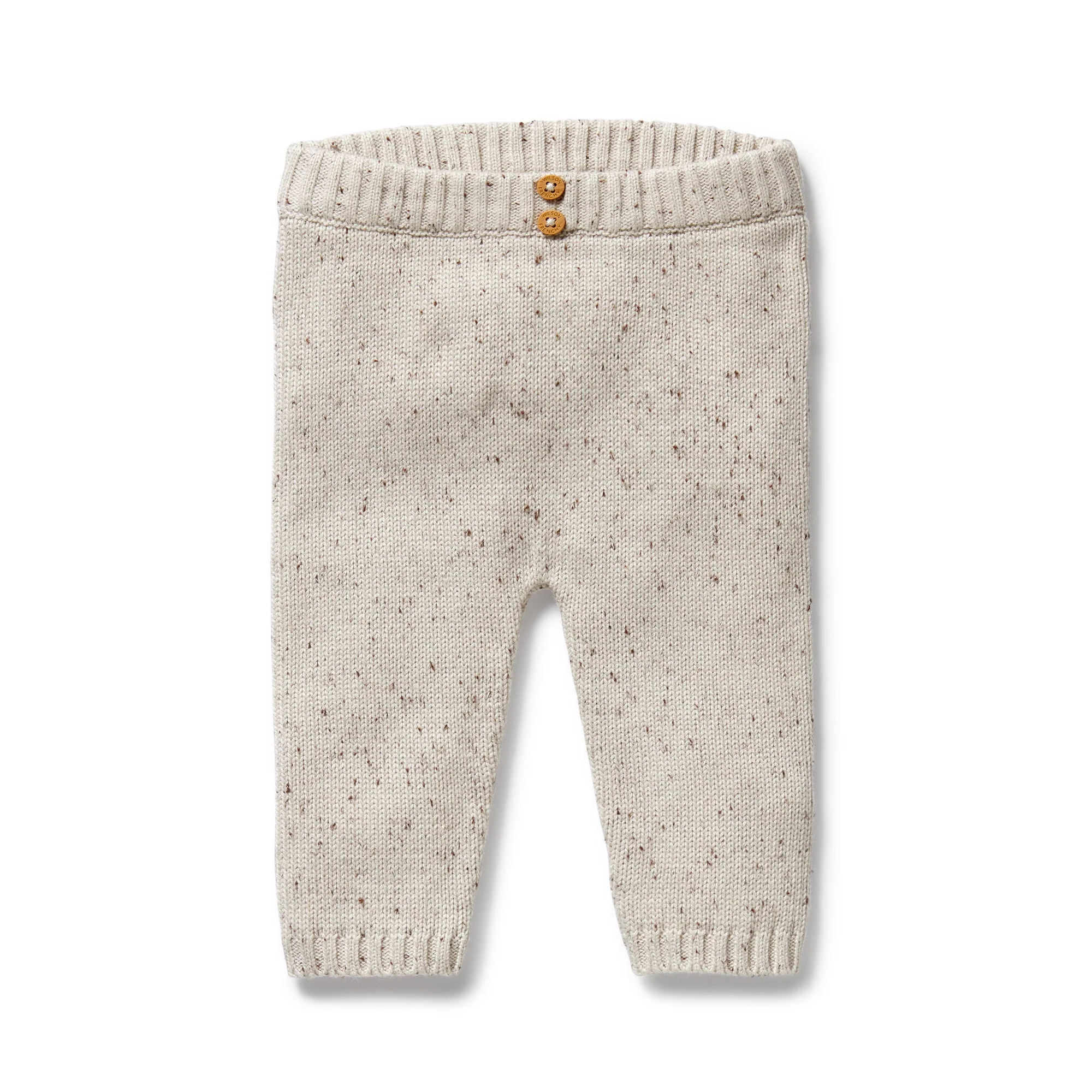 Cookie and Cream Organic Knitted Legging