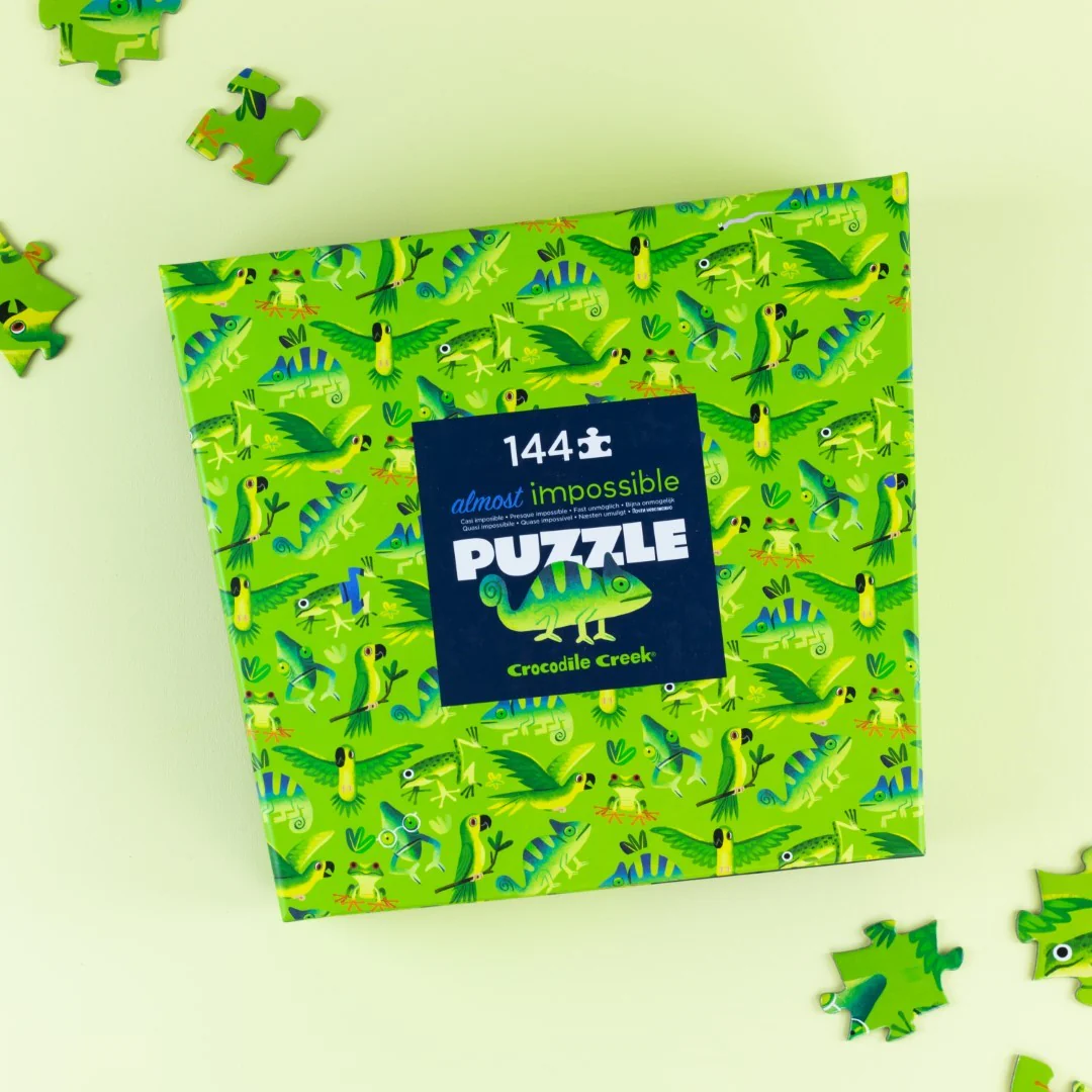 Almost Impossible Puzzle 144 Piece - Jungle Jive - Image 2