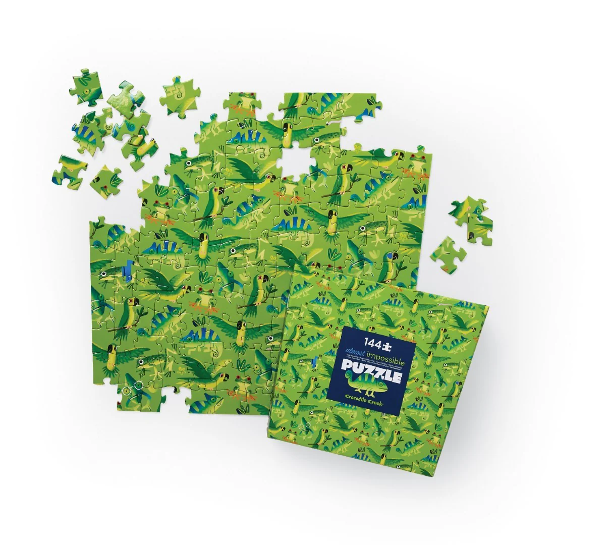Almost Impossible Puzzle 144 Piece - Jungle Jive - Image 3