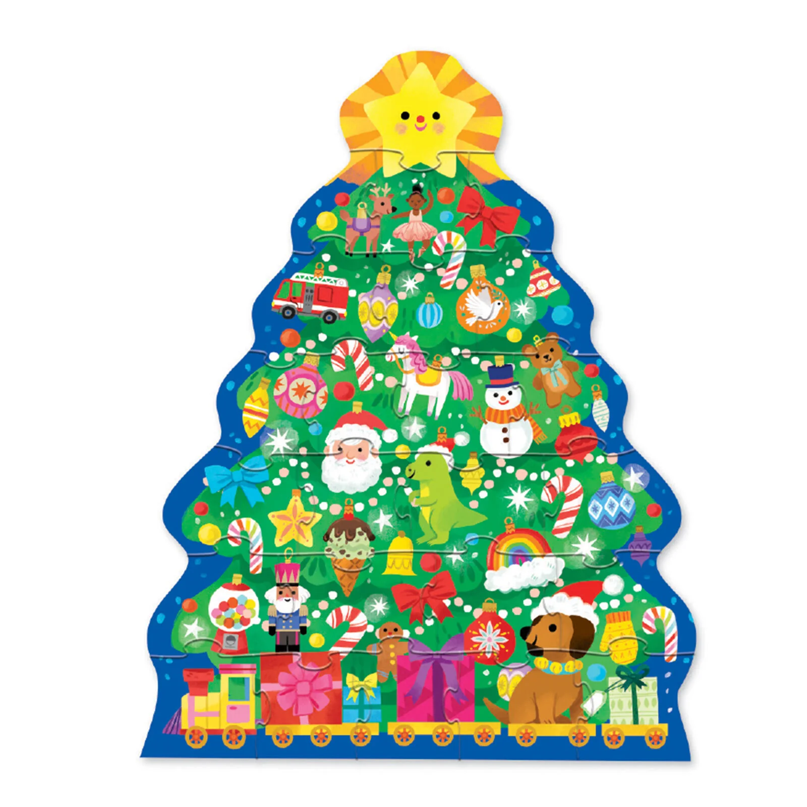 Classic Floor Puzzle 24 piece - Christmas Tree - Image 2