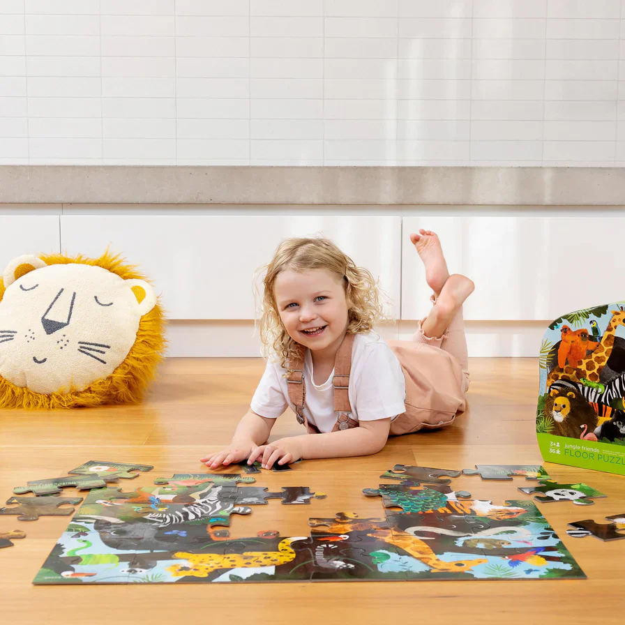 Classic Floor Puzzle 36 Piece - Jungle Friends - Image 2