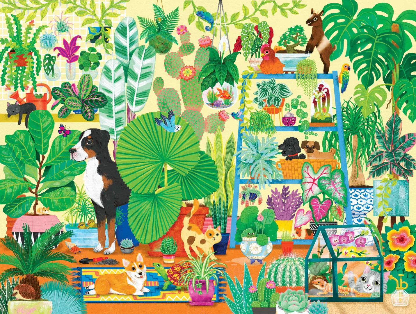Family Puzzle 500 Piece - Plants and Pets - Image 3