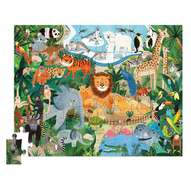 Flat House Puzzle 50 Piece - Zoo - Image 4