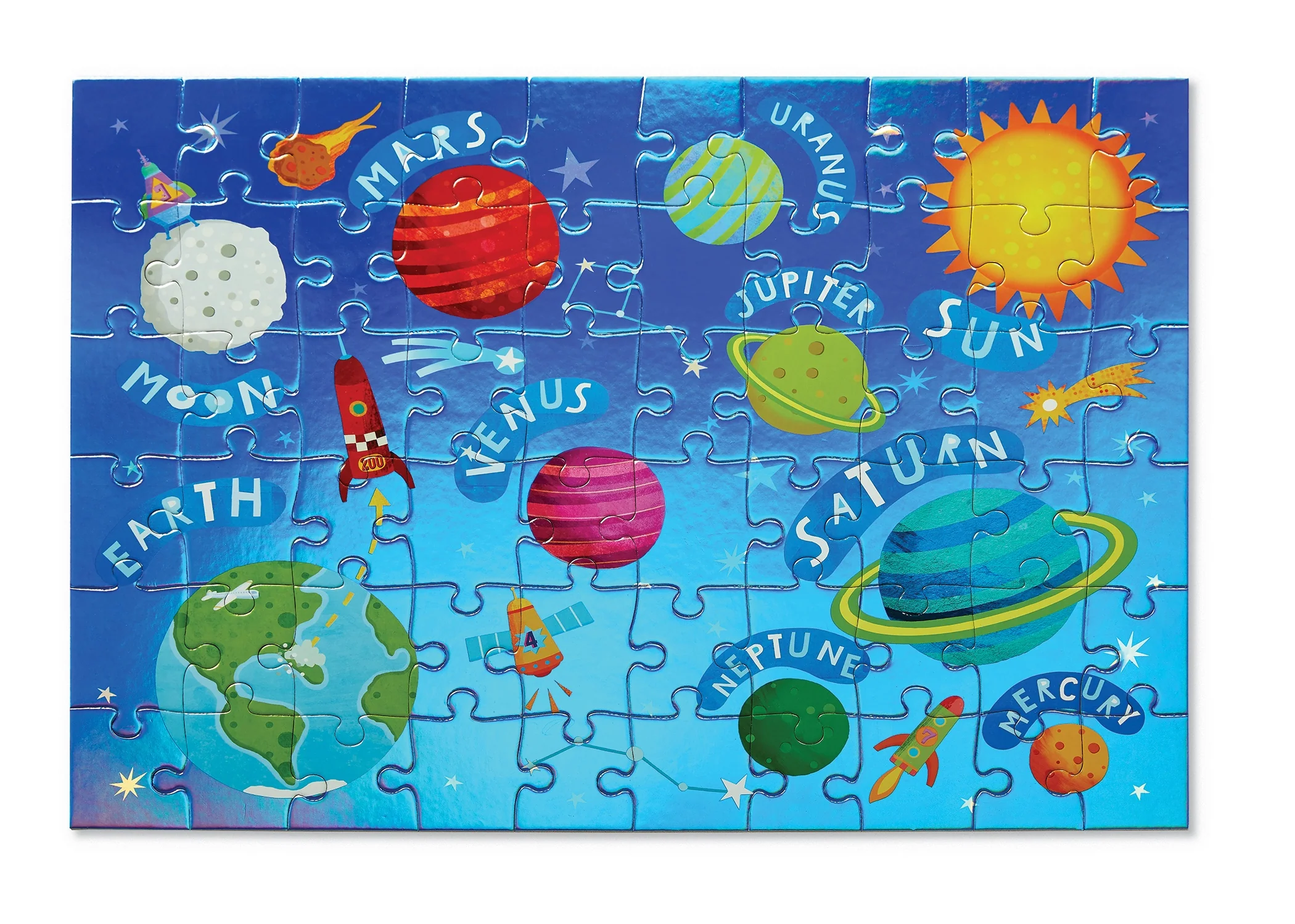 Foil Puzzle 60 Piece - Outer Space - Image 2
