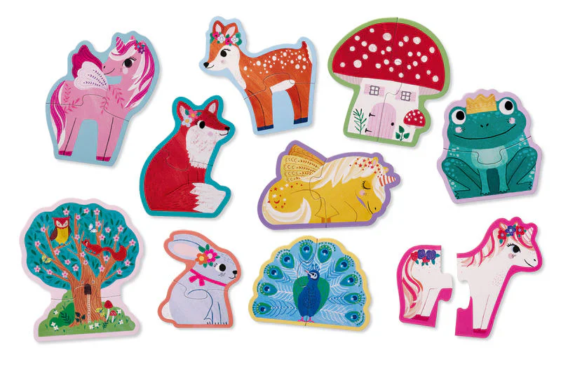 Lets Begin 2 Piece Puzzle - Unicorn - Image 4