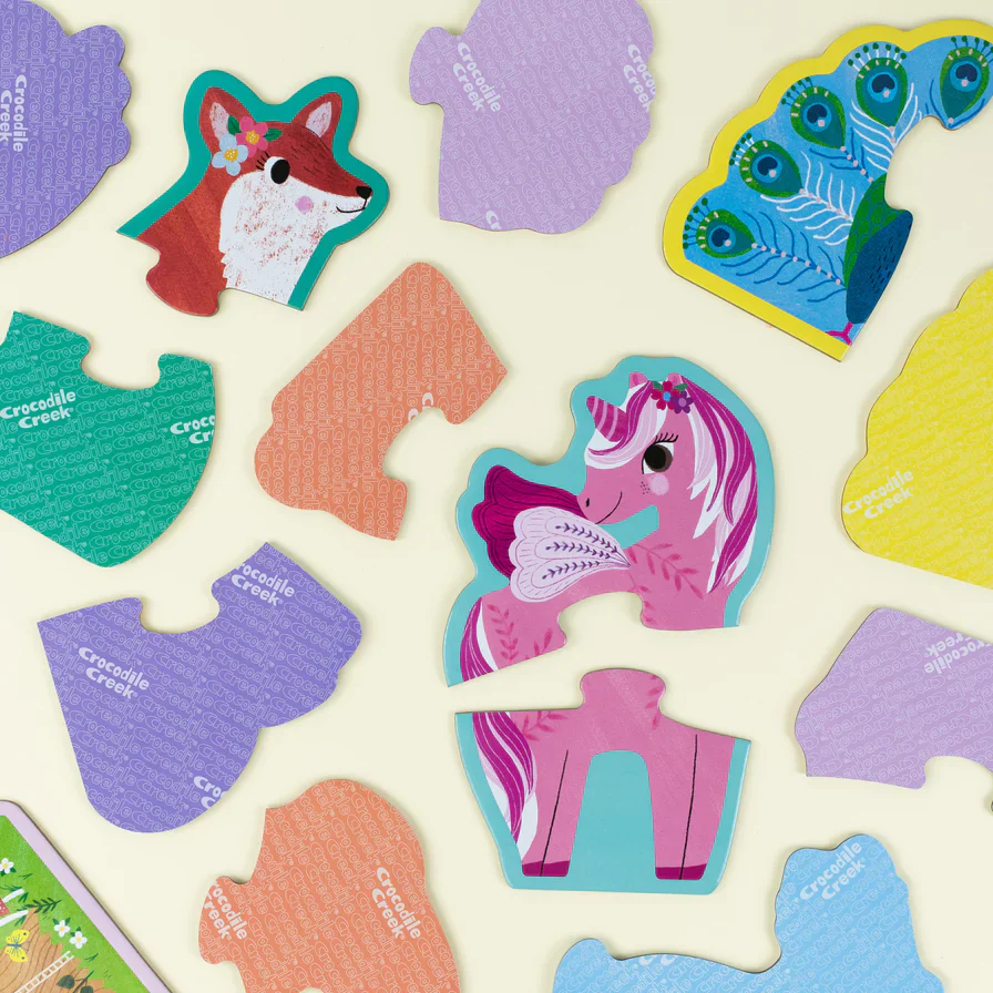 Lets Begin 2 Piece Puzzle - Unicorn - Image 5