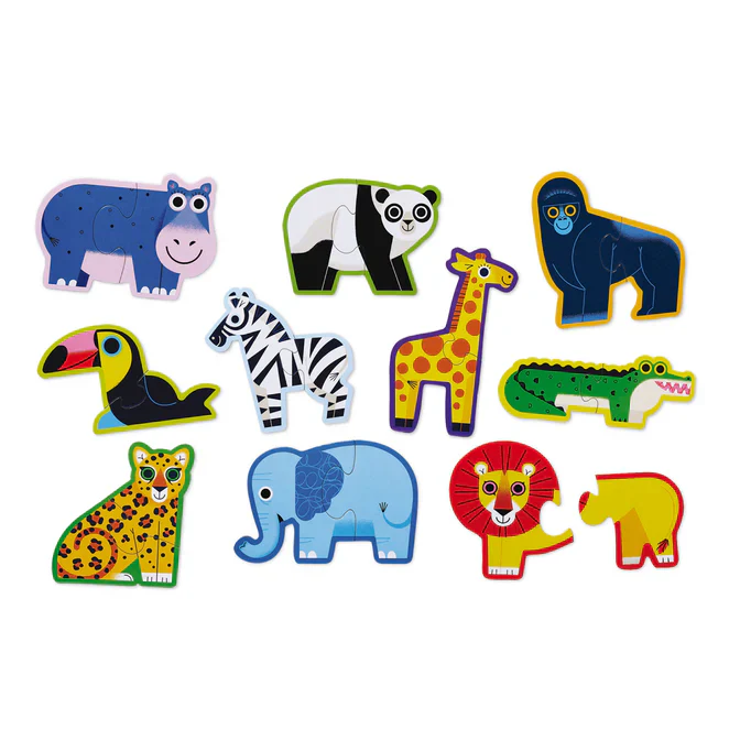 Lets Begin Puzzle 2 Piece - Jungle Box - Image 2