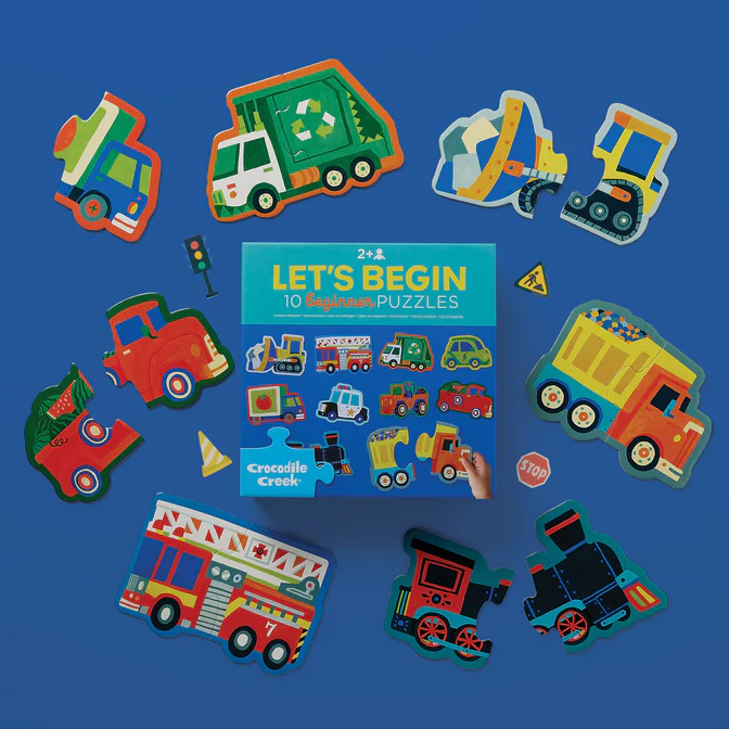 Lets Begin Puzzle 2 Piece - Vehicles Box - Image 3