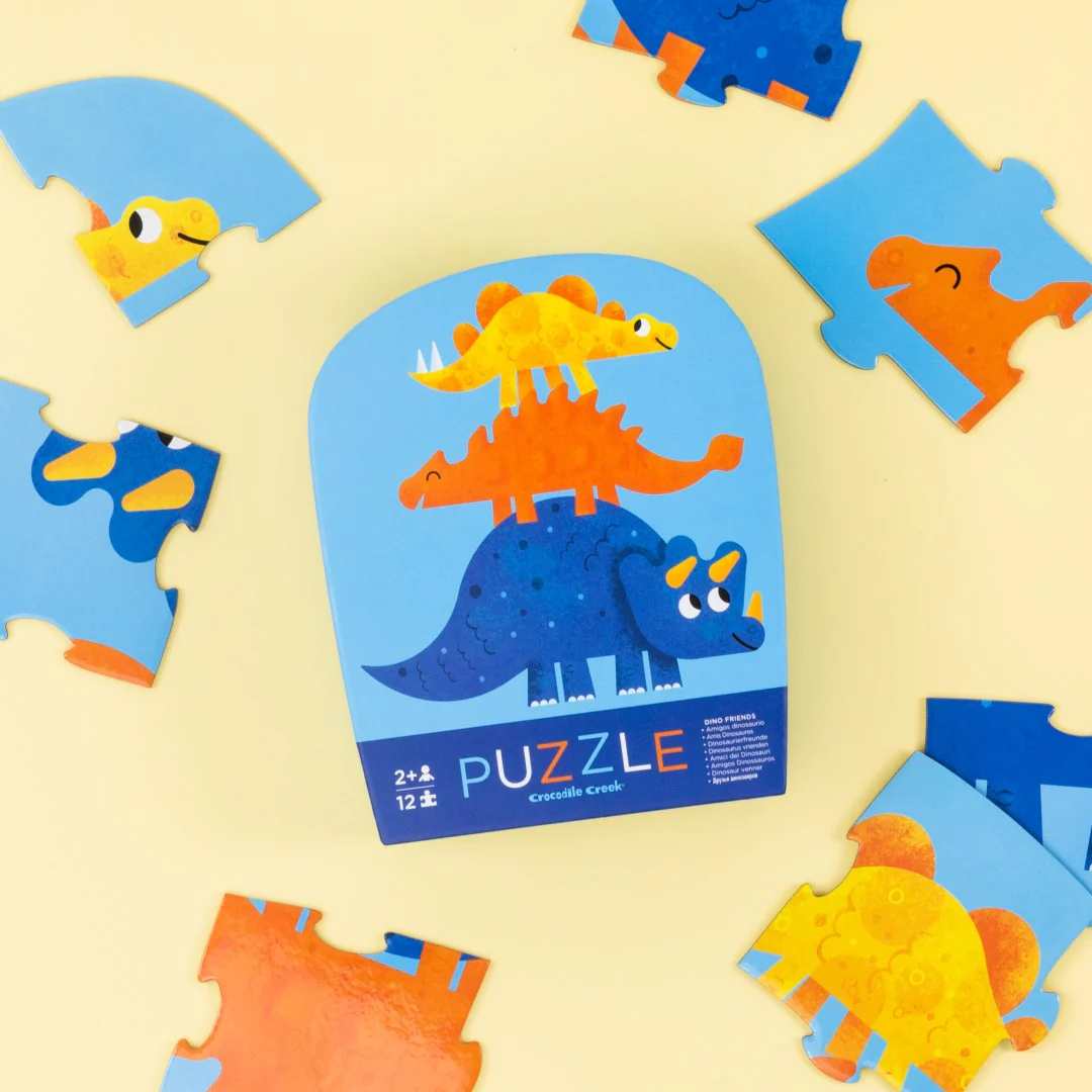 Mini Puzzle 12 Pc - Dino Friends - Image 3