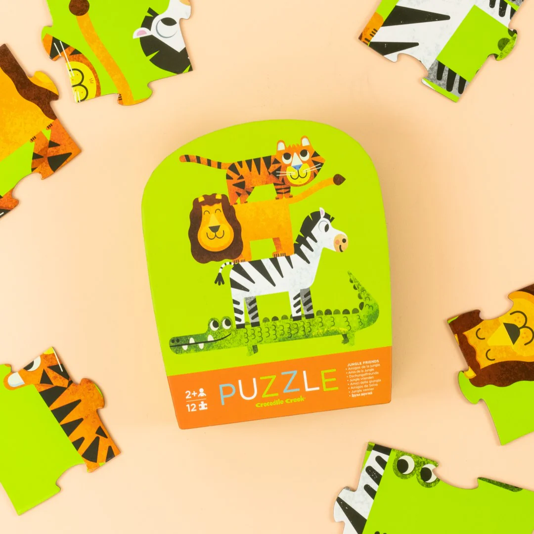 Mini Puzzle 12 Piece - Jungle Friends - Image 3