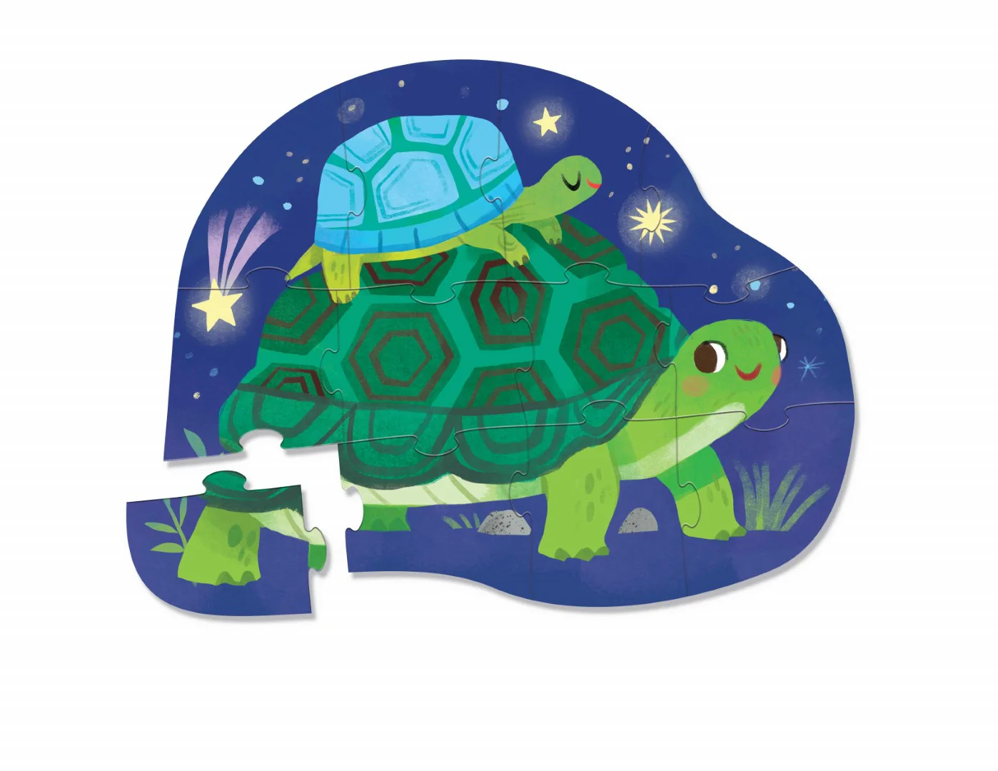 Mini Puzzle 12 Piece - Turtle - Image 2