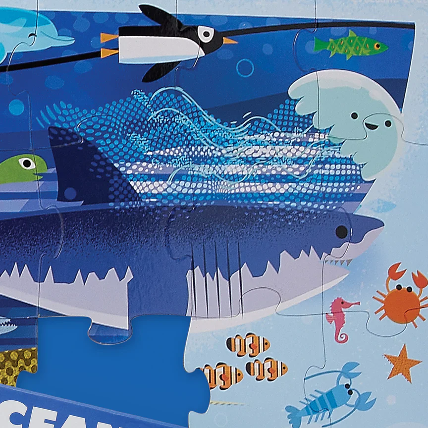 Super Duper Long Puzzle 60 Piece - Ocean - Image 3