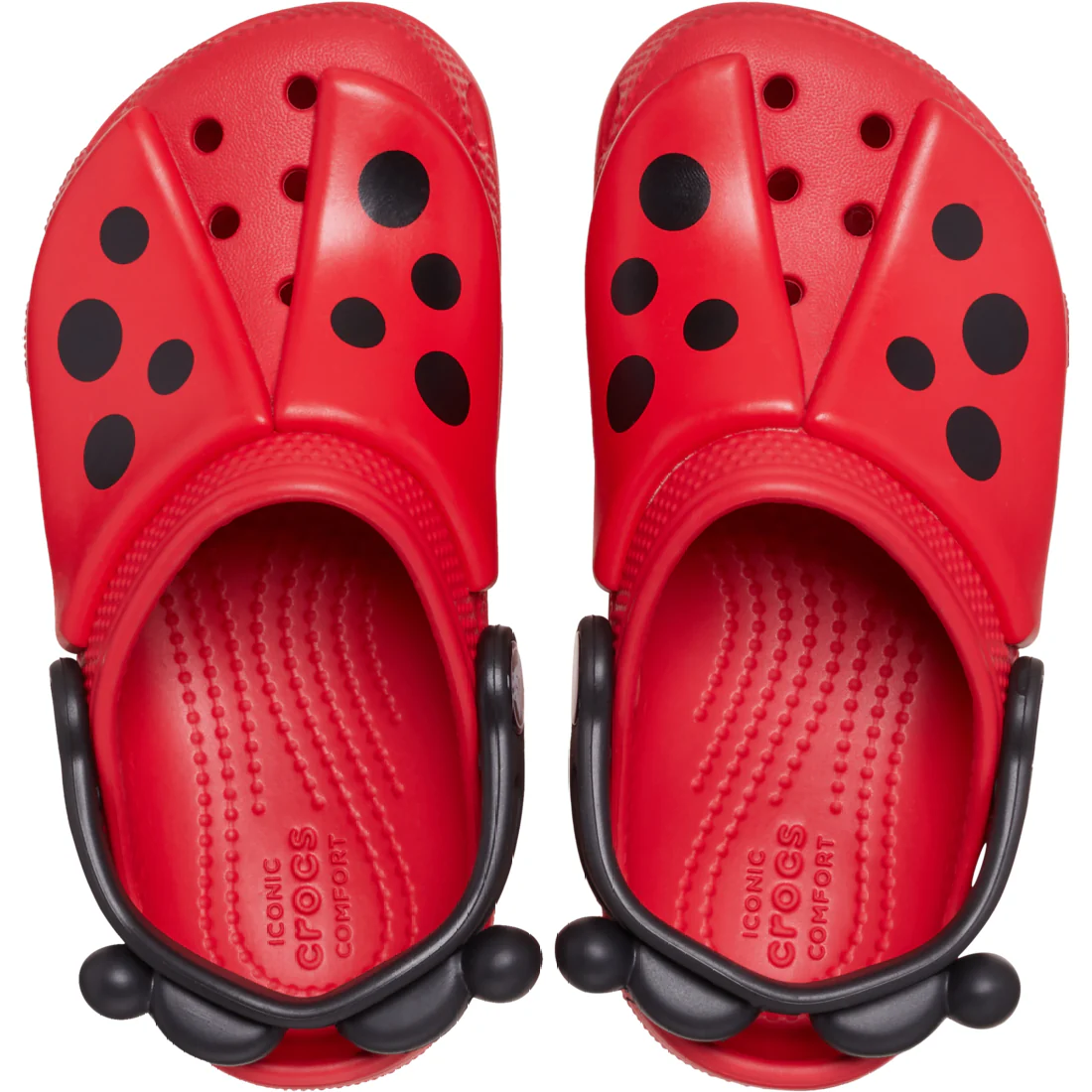 Classic I AM Ladybug Clog - Varsity Red/Black - Image 3