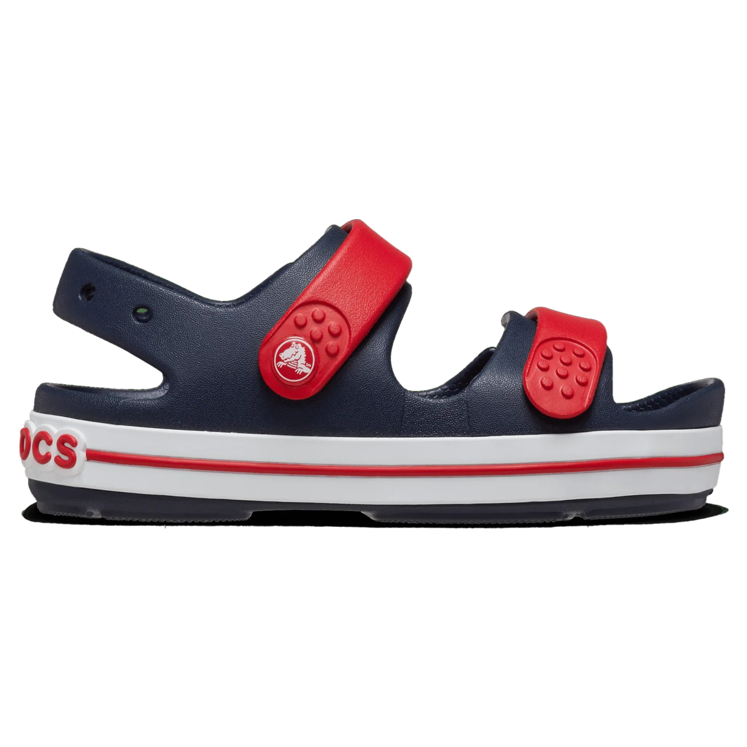Crocs Crocband Cruiser Sandal - Navy/Varsity Red - Image 2