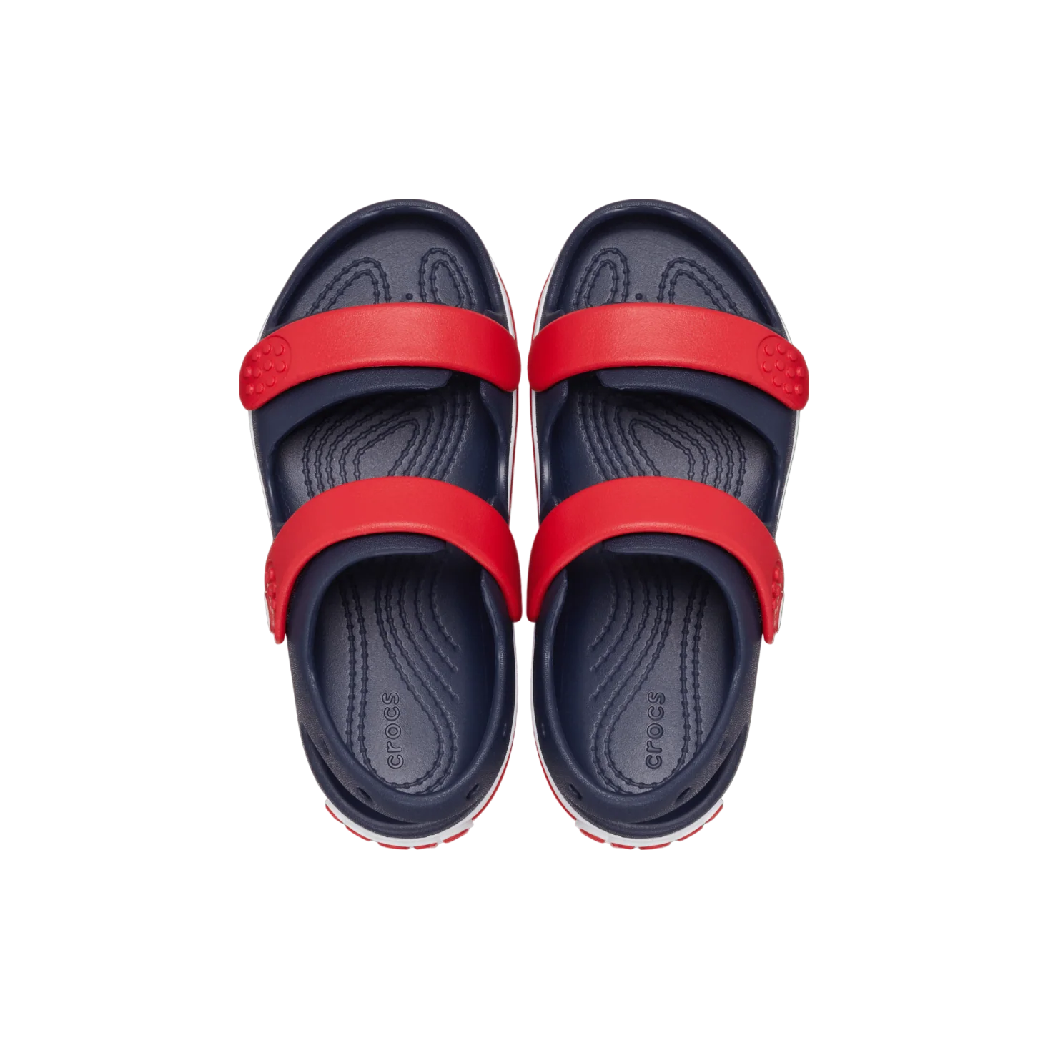 Crocs Crocband Cruiser Sandal - Navy/Varsity Red - Image 3