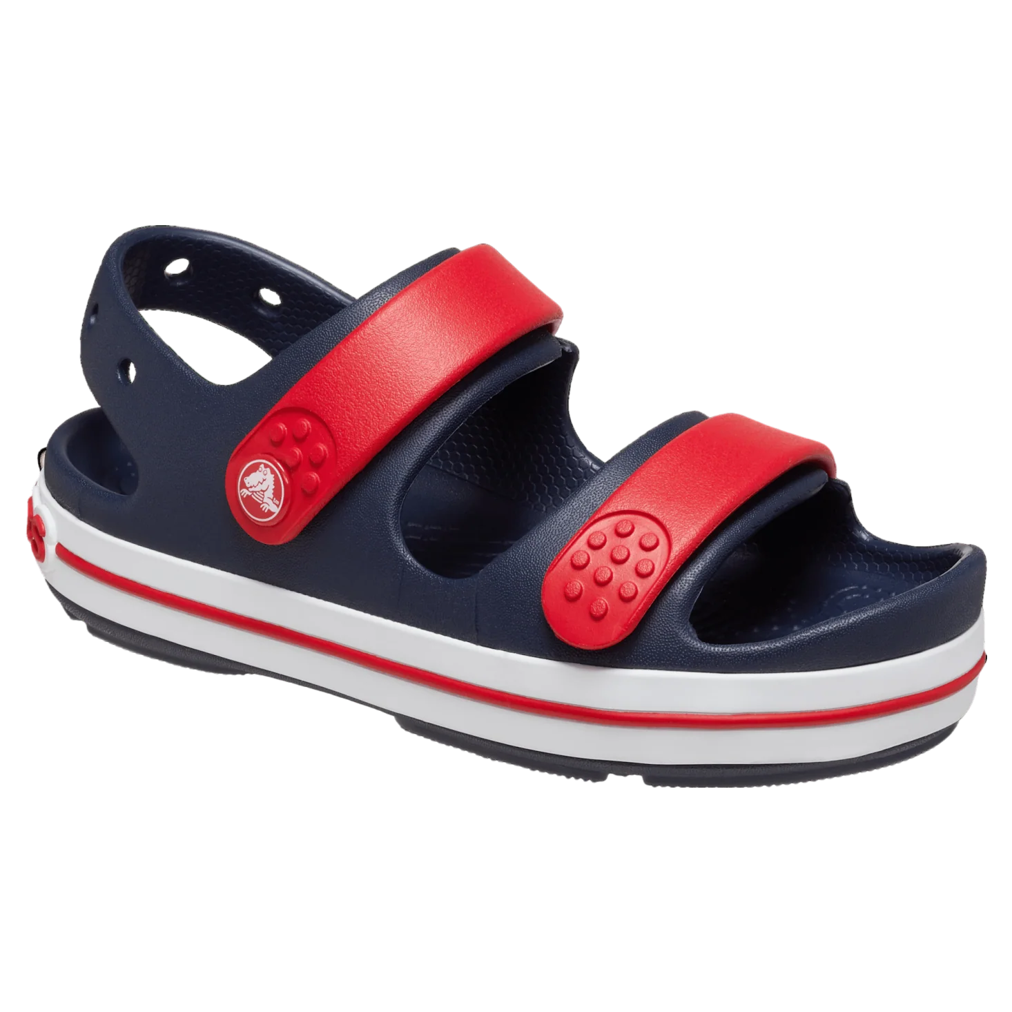 Crocs Crocband Cruiser Sandal - Navy/Varsity Red - Image 4