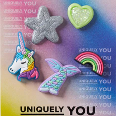 Jibbitz Charms - Favorite Unicorns 5pk - Image 4