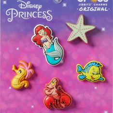 Jibbitz Charms - Princess Ariel 5pk - Image 4