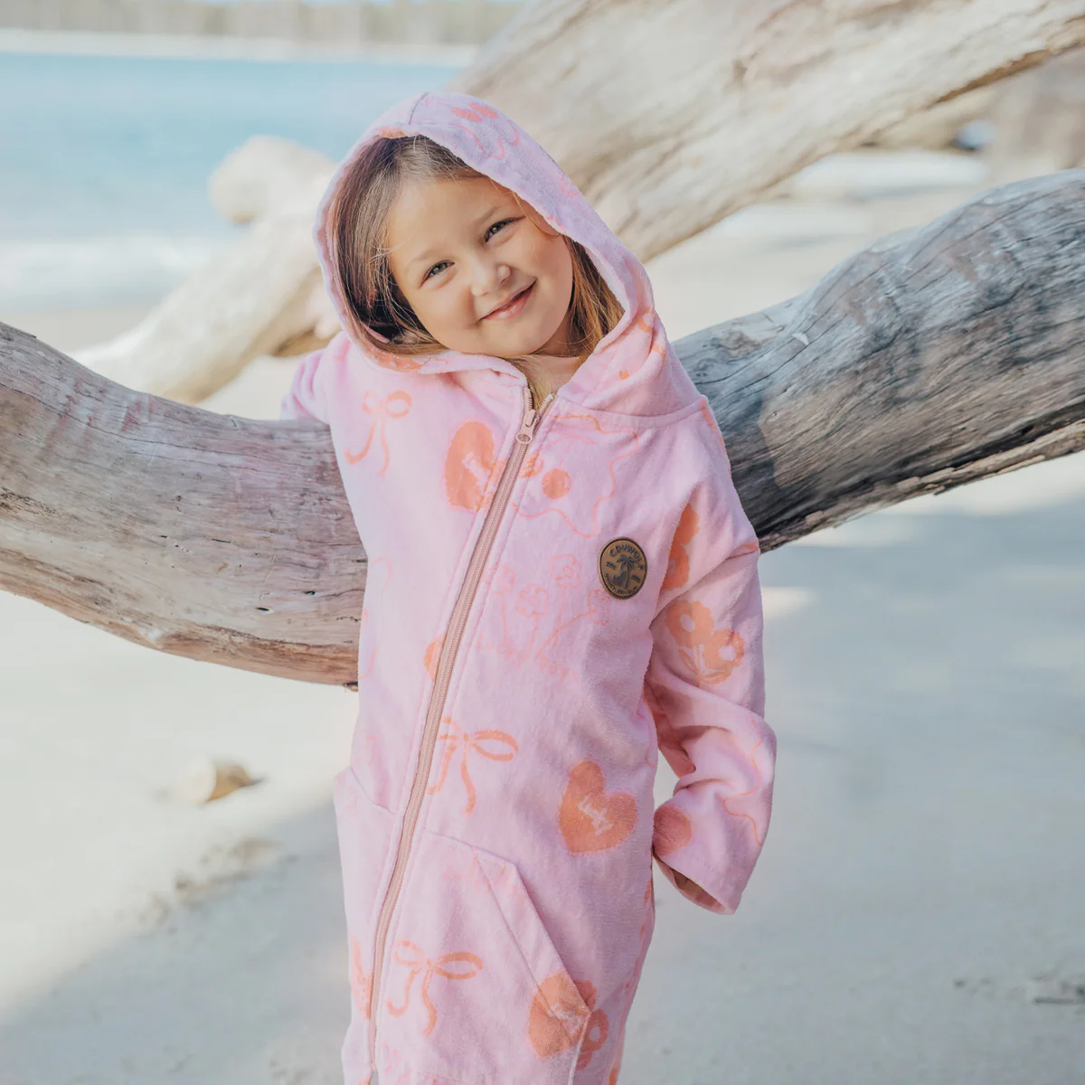 Everywhere Zip-Up Towel - Pink - Image 2