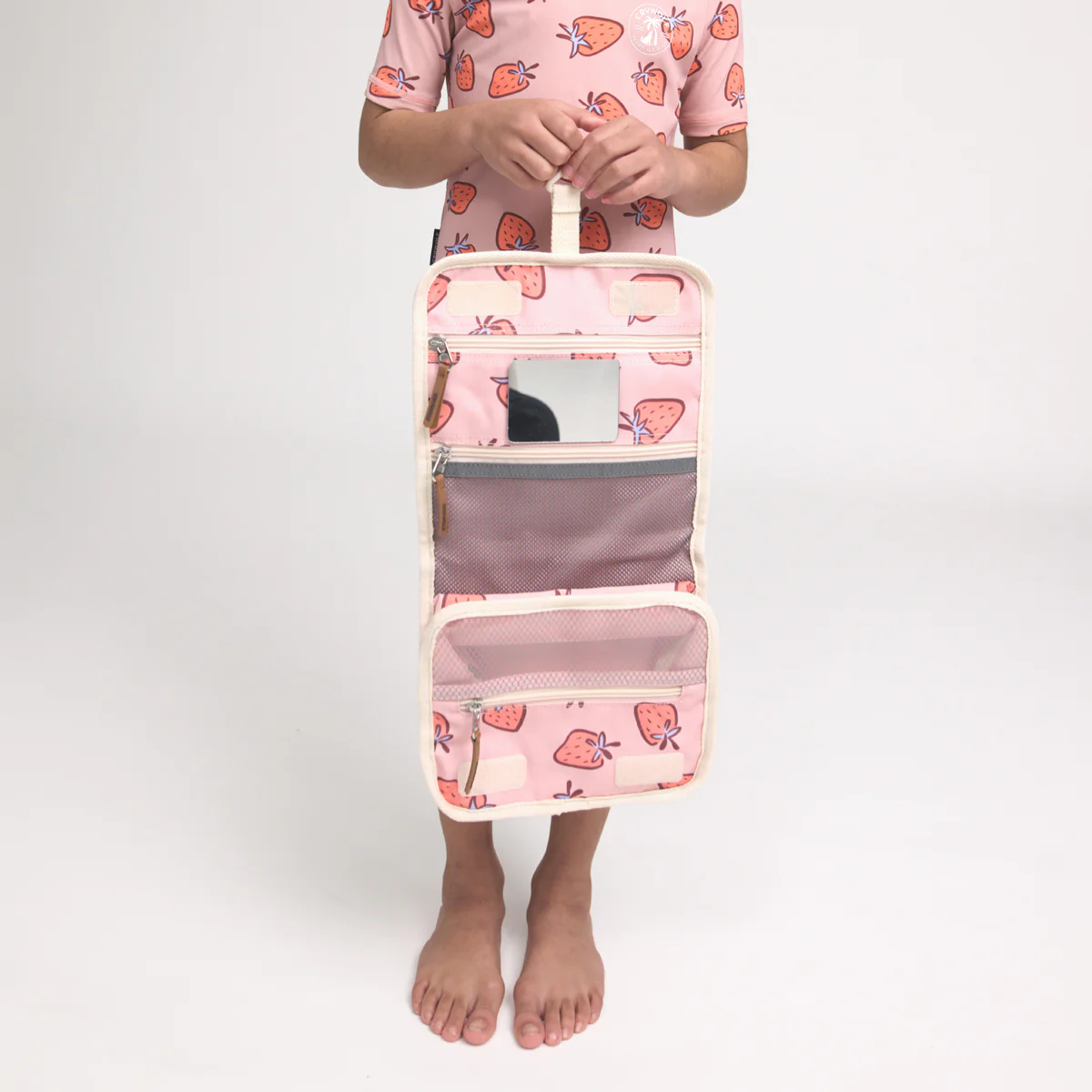 Hanging Toiletry Bag - Strawberry Splash - Image 2