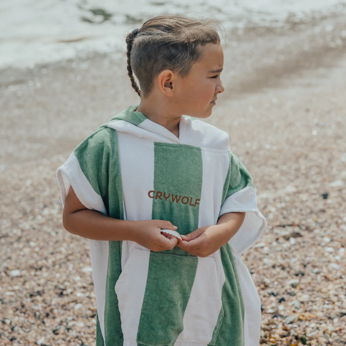 Hooded Towel - Coastal Stripe - Image 4
