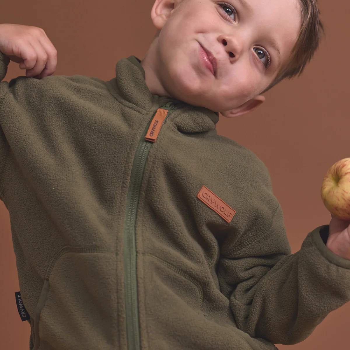 Lightweight Fleece Olive - Image 2