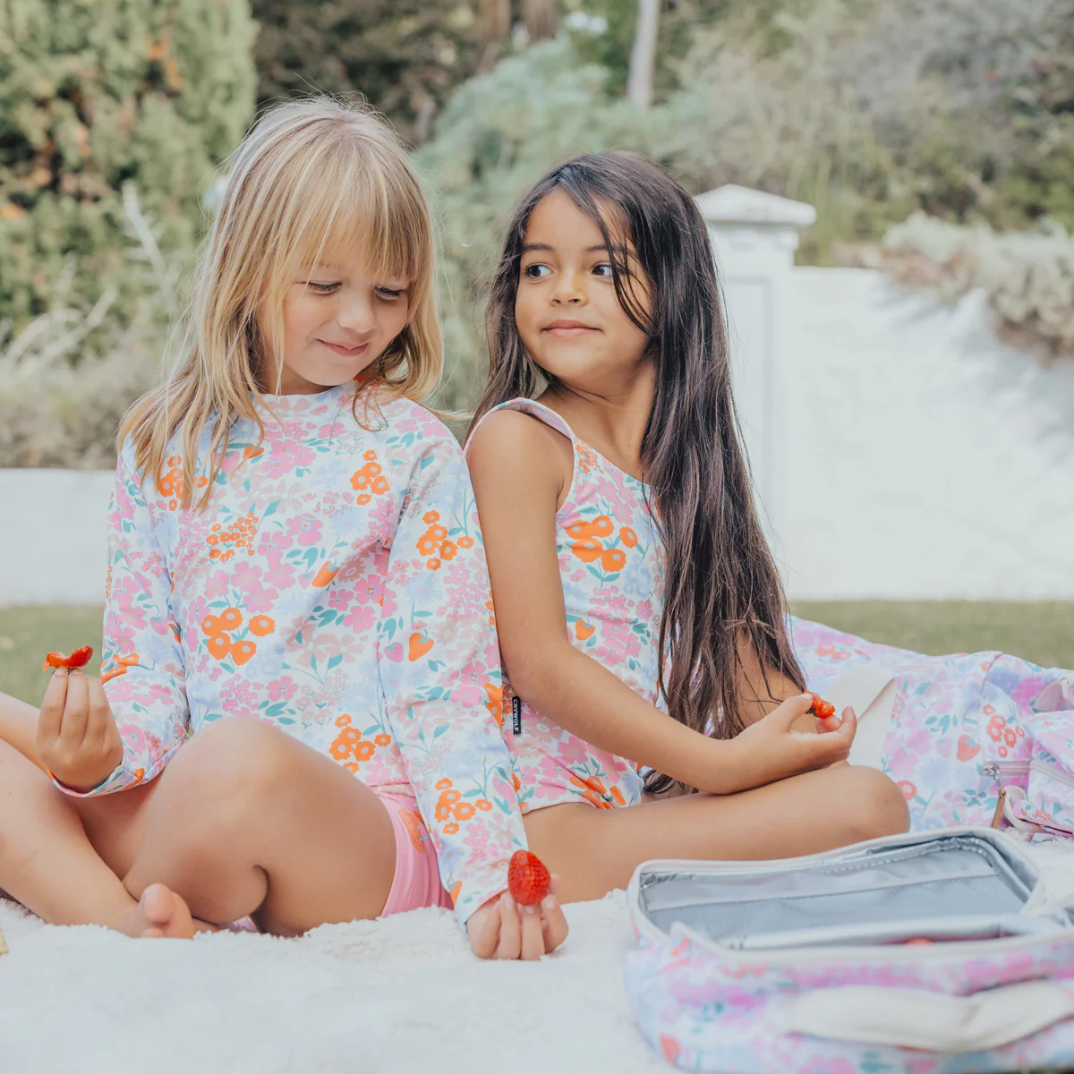 Long Sleeve Rash Vest - Berry Garden - Image 4
