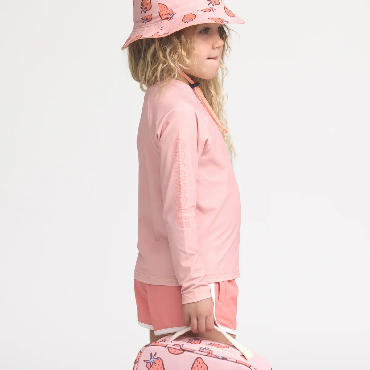 Long Sleeve Rash Vest - Pink - Image 5