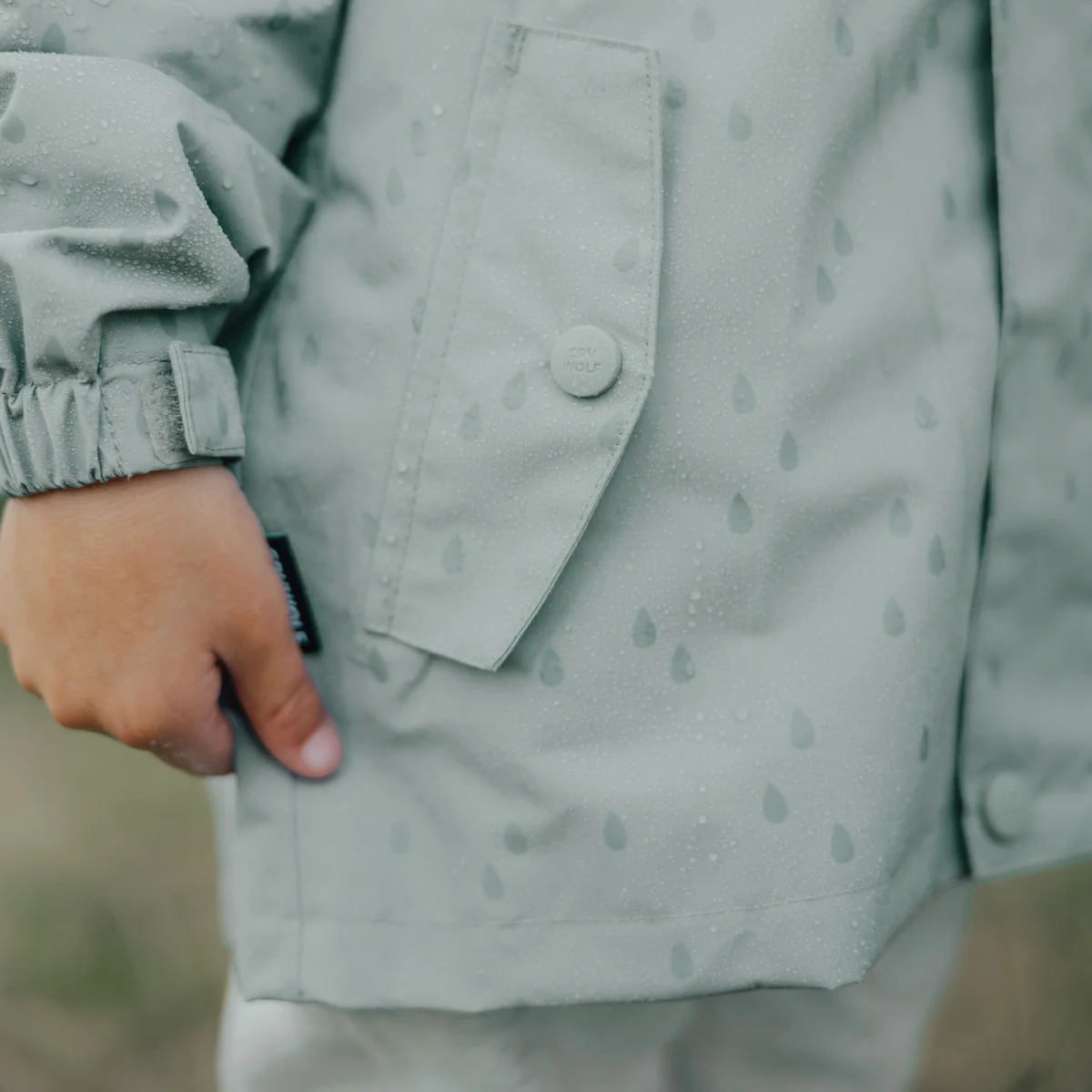 Crywolf Magic Jacket - Moss Rain Drops - Image 3