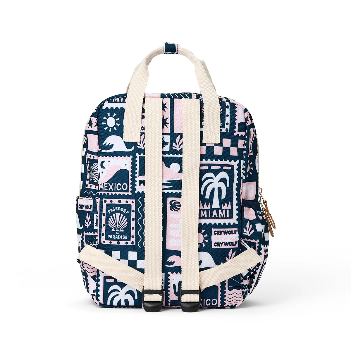 Crywolf Mini Backpack - Blush Postcards - Image 6